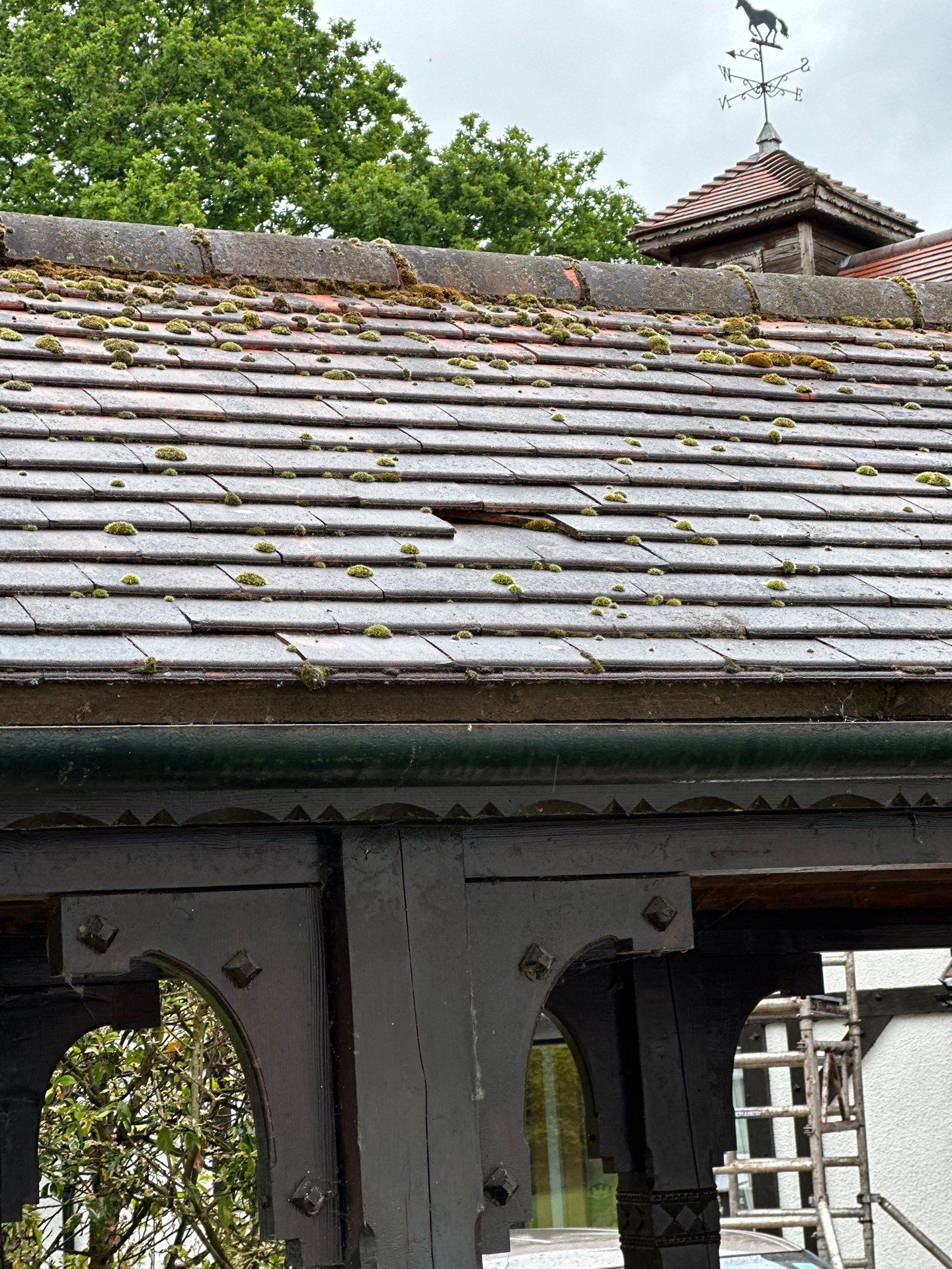 Roof Clean  - Moss Removal - Gutter Clean using Honda 15lpm Low Pressure Washing Machine by Ges Exterior Cleaning ltd
