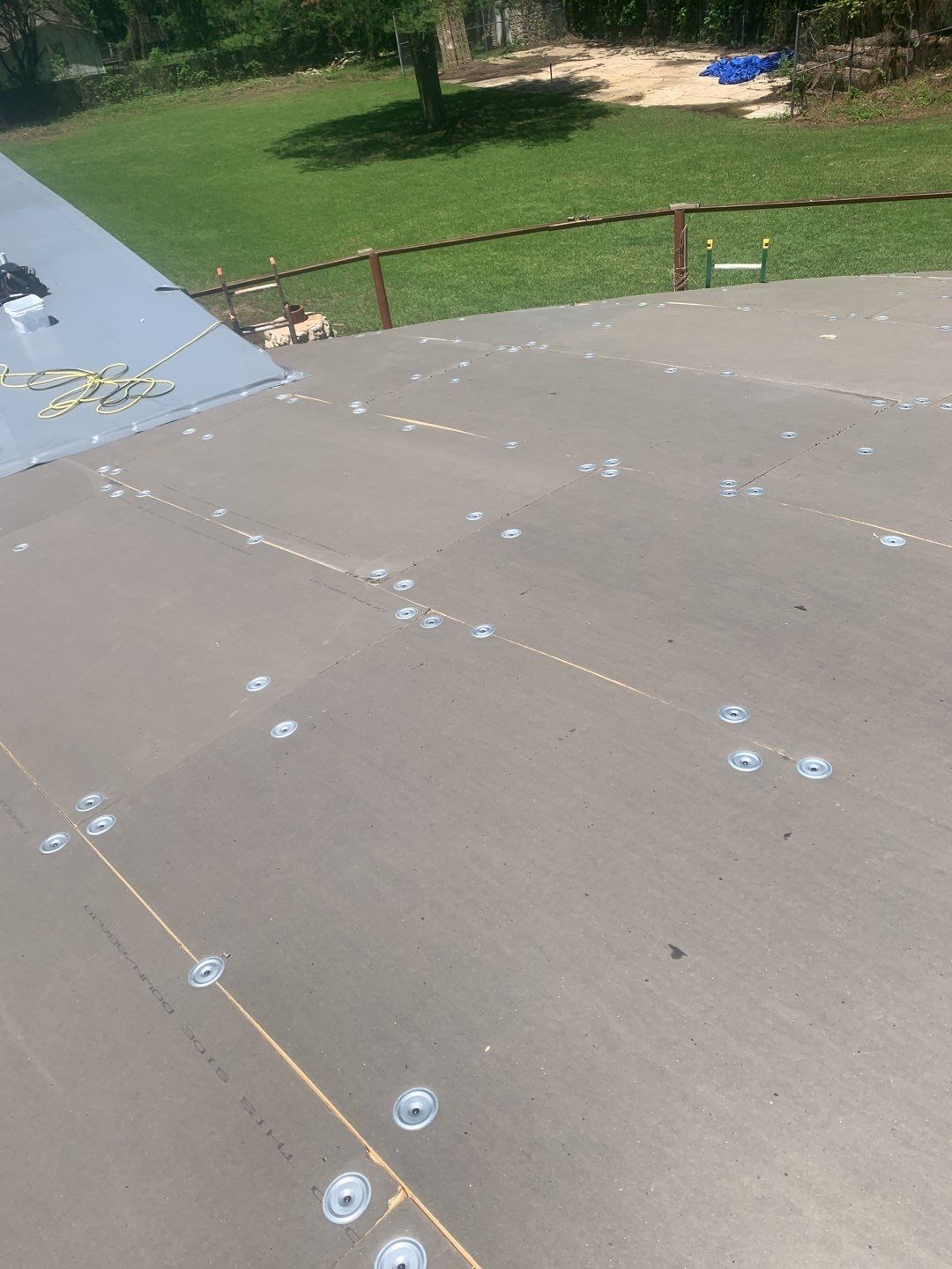 Commercial Roofing Installation using 50 mil PVC by Hostetler Roofing