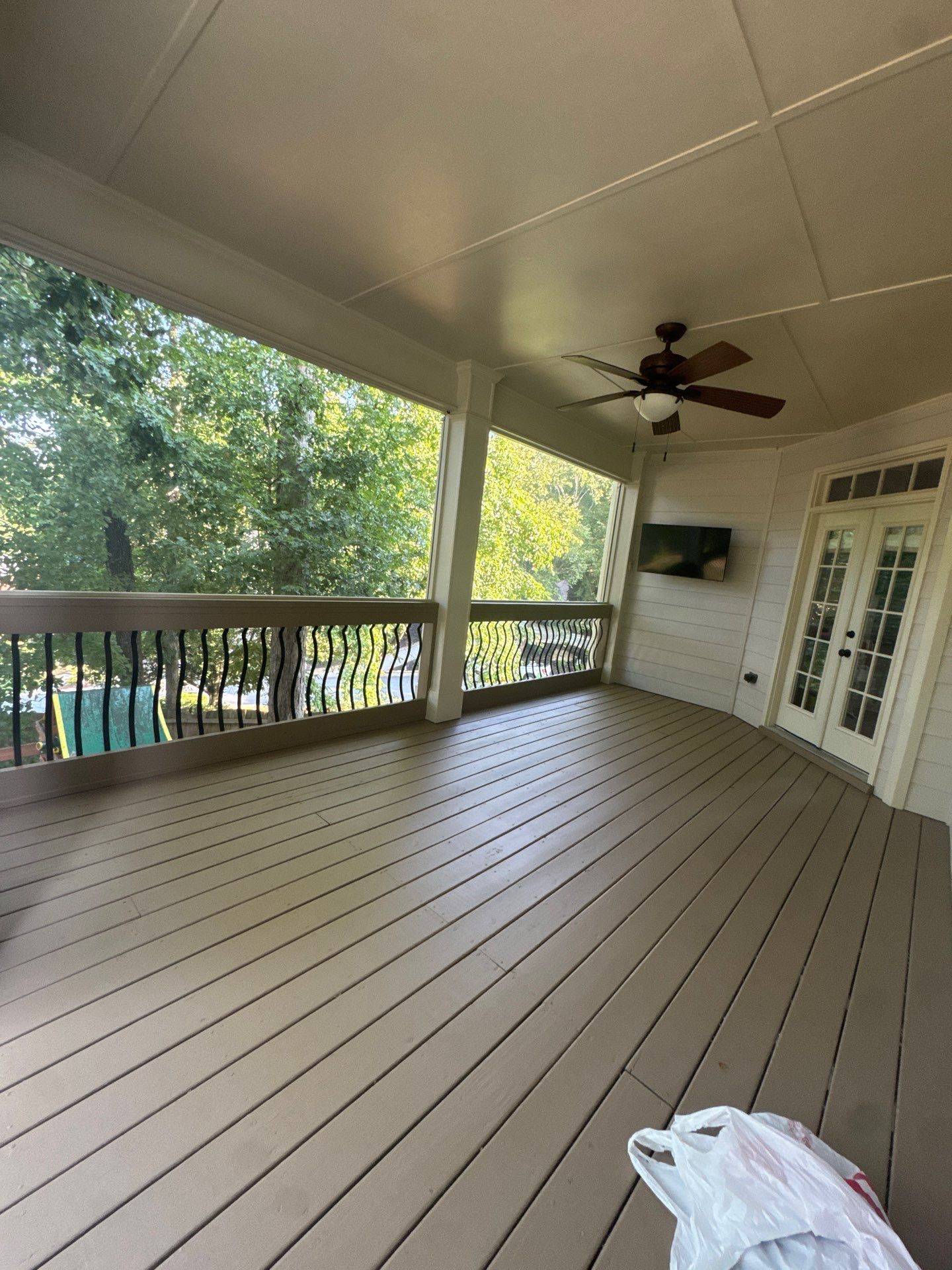 Elevated Covered Deck Construction and Porch Remodel in Mableton by Swift Home Renovations