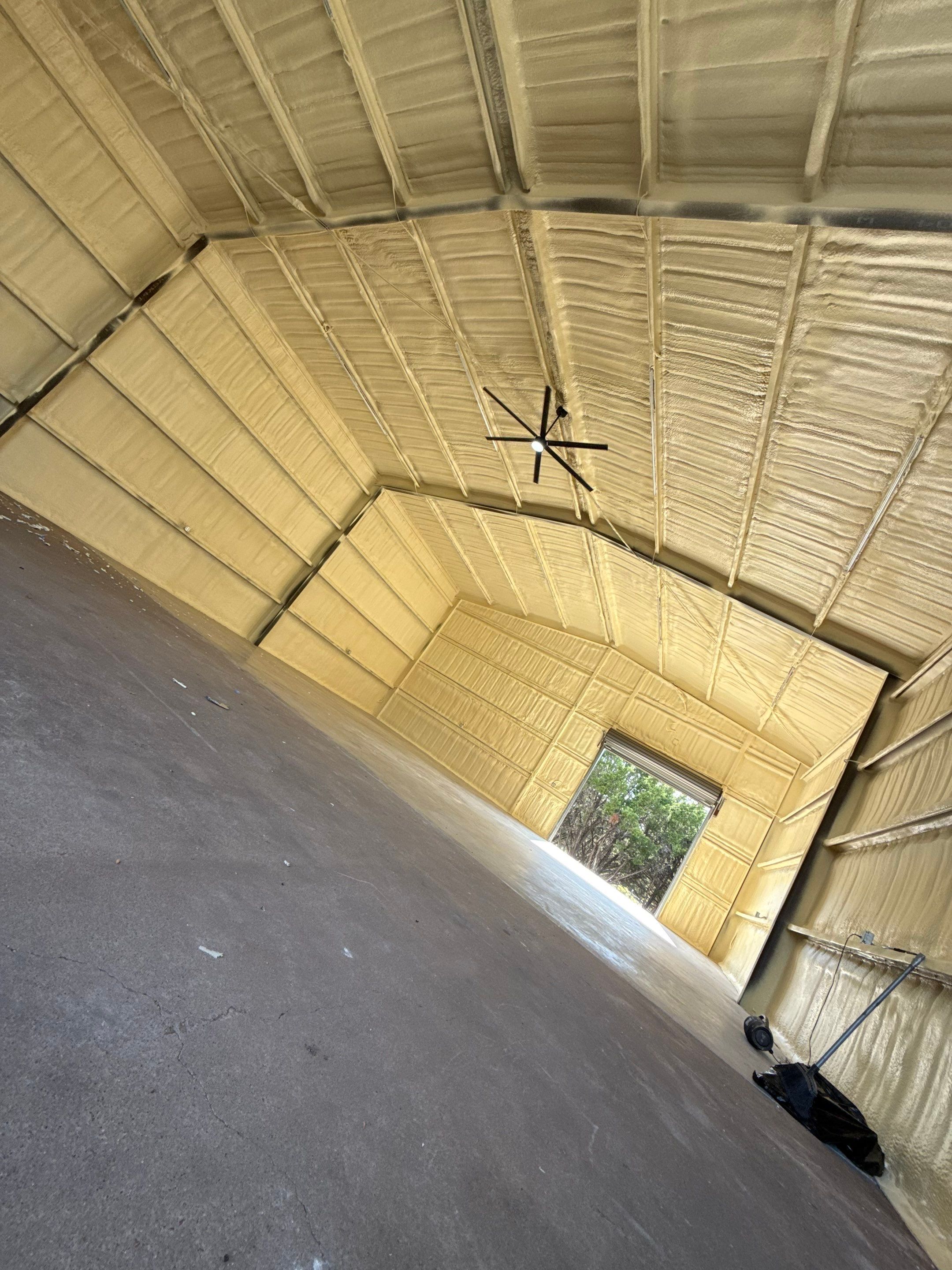 2" close cell metal shop by Apex Insulation Solutions