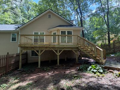 Marietta Deck Replacement with Pressure-Treated Wood and New Stairs