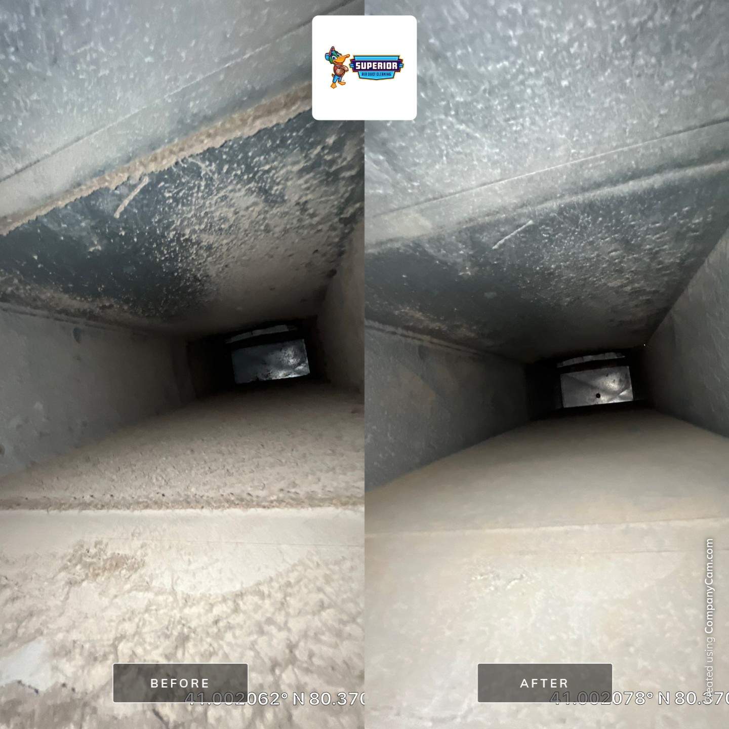 Air Duct Cleaning With a Vacuum Truck in New Castle, PA by Superior Air Duct Cleaning