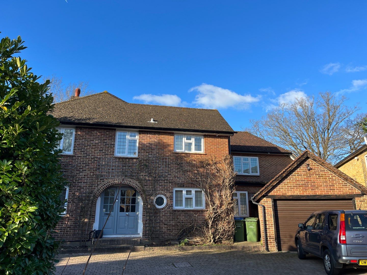 Roof Patio Driveway Clean using Mosmatic FSC and Biocide by Ges Exterior Cleaning ltd