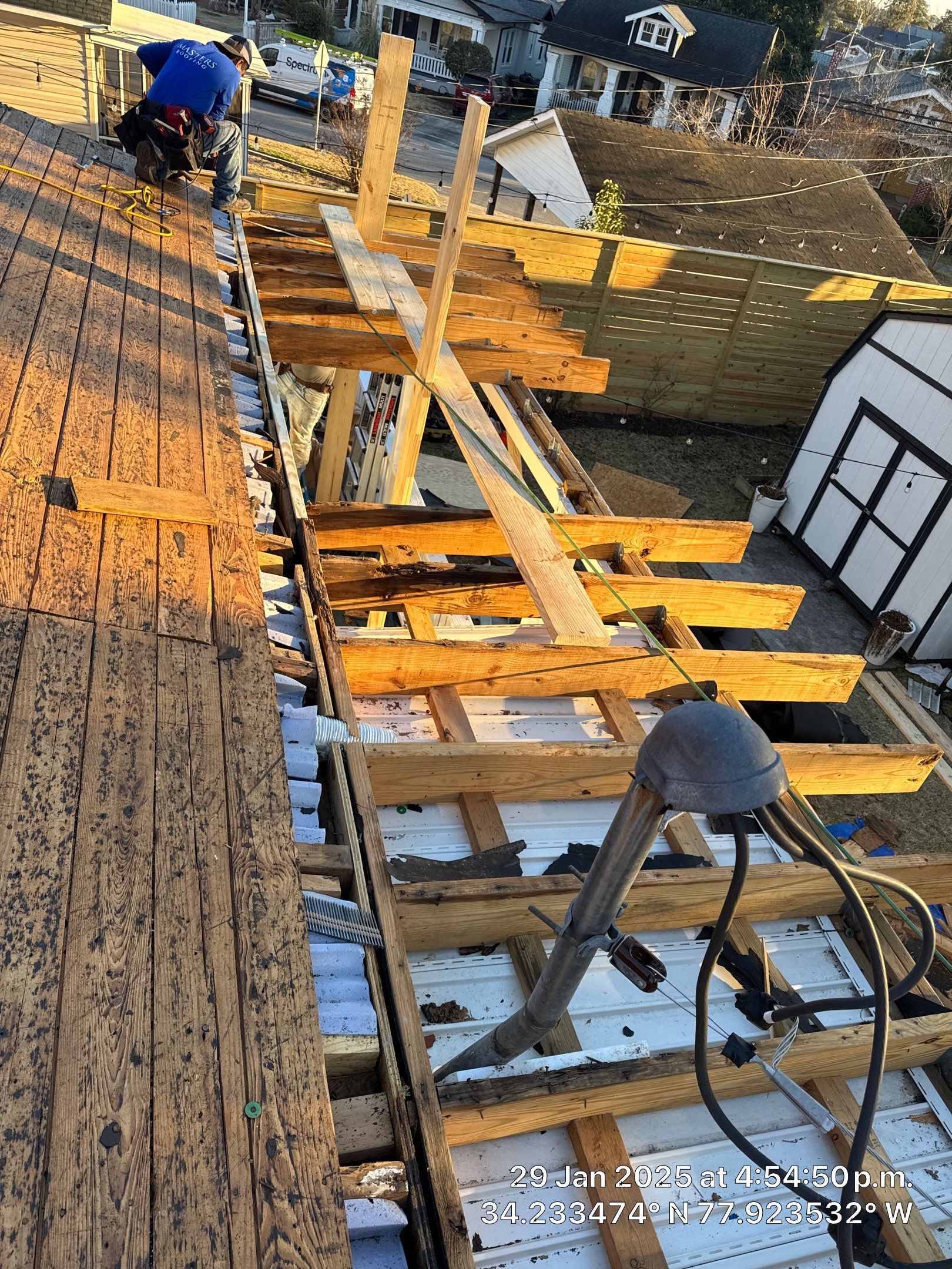 Low Slope Flat Roof Repair in Forest Hills, Wilmington NC by RGR Construction and Roofing, LLC