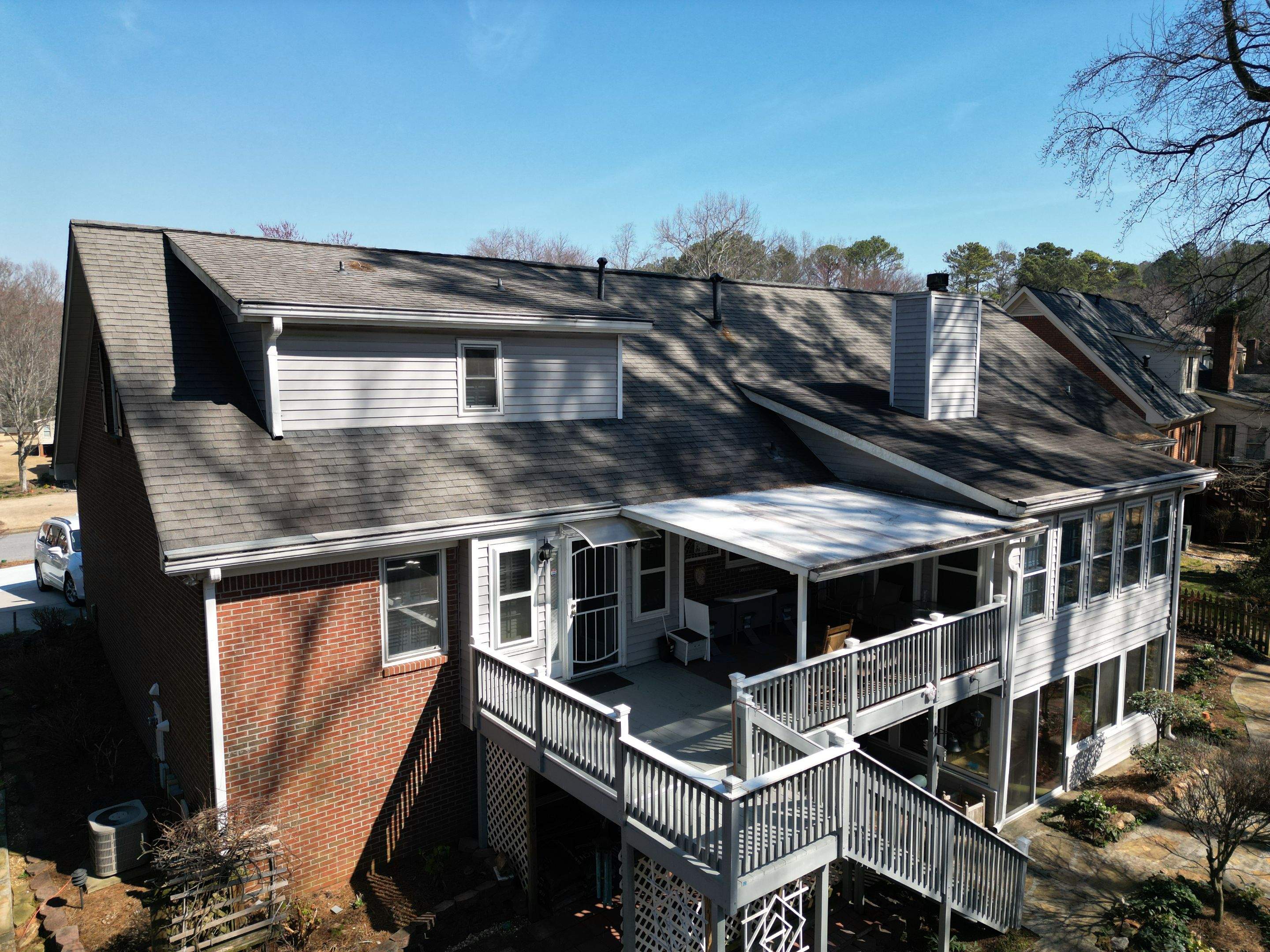 Roof Replacement Gutters & Downspouts by Deerfield Roofing LLC