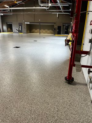 Commercial Floor Coating using Coyote