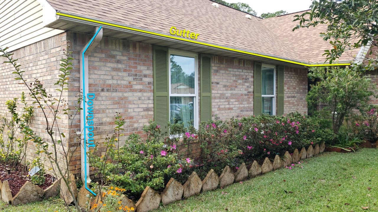 Gutter Installation using K-Style Gutters by Gutter Professors