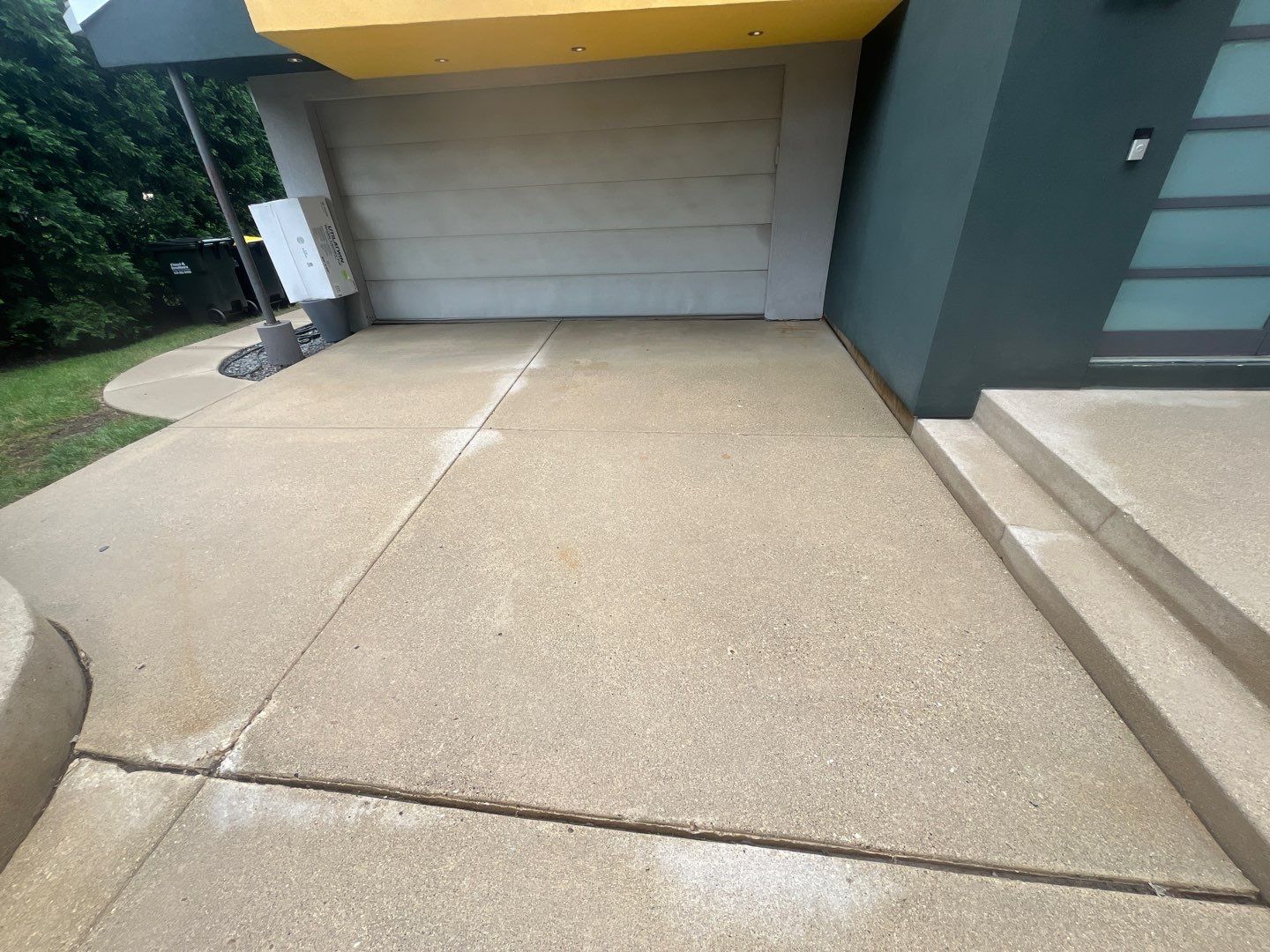 roof washing using Algaecide, soft wash soap by Northern Power Washing LLC.
