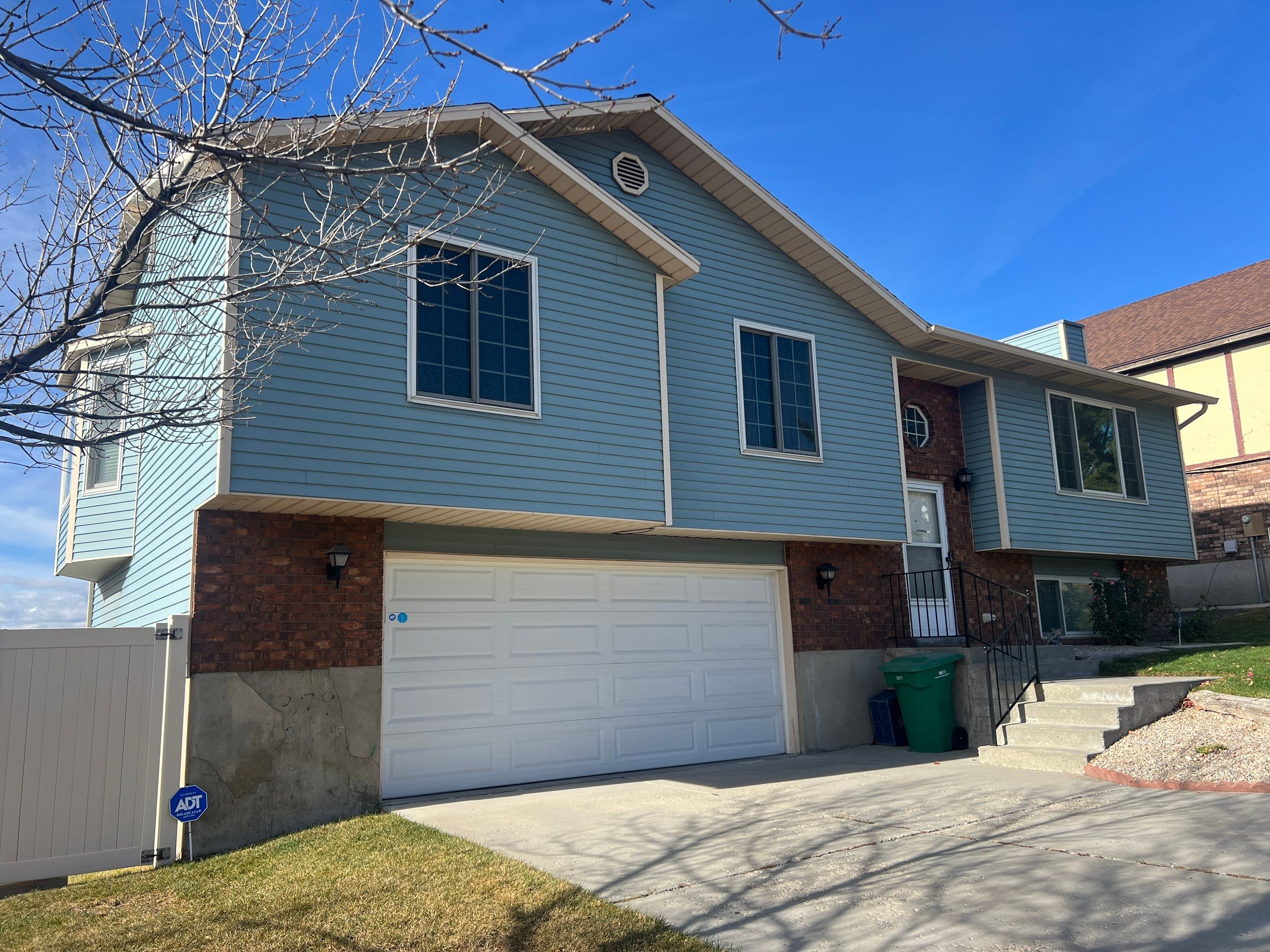 Sandy | Aluminum to Hardie Conversion | Arctic White & Custom Midnight Black by Ideal Siding Utah