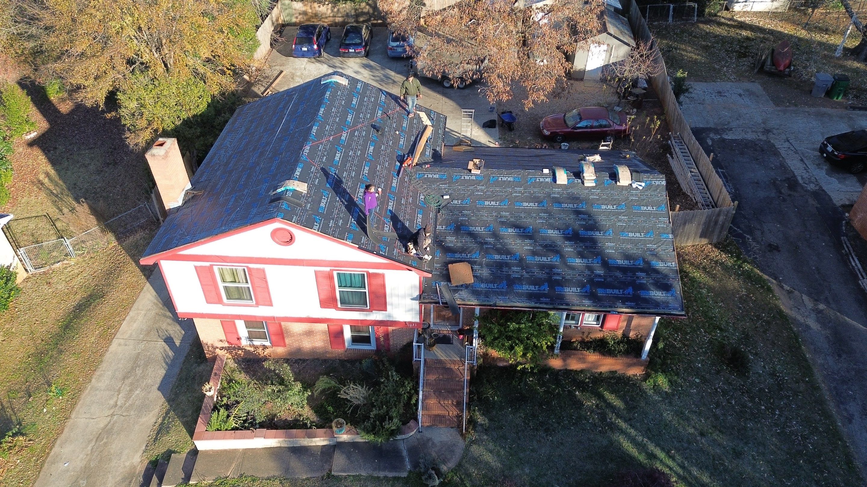 Roof replacement by hail and wind damage by Just Brilliant Restoration JBR