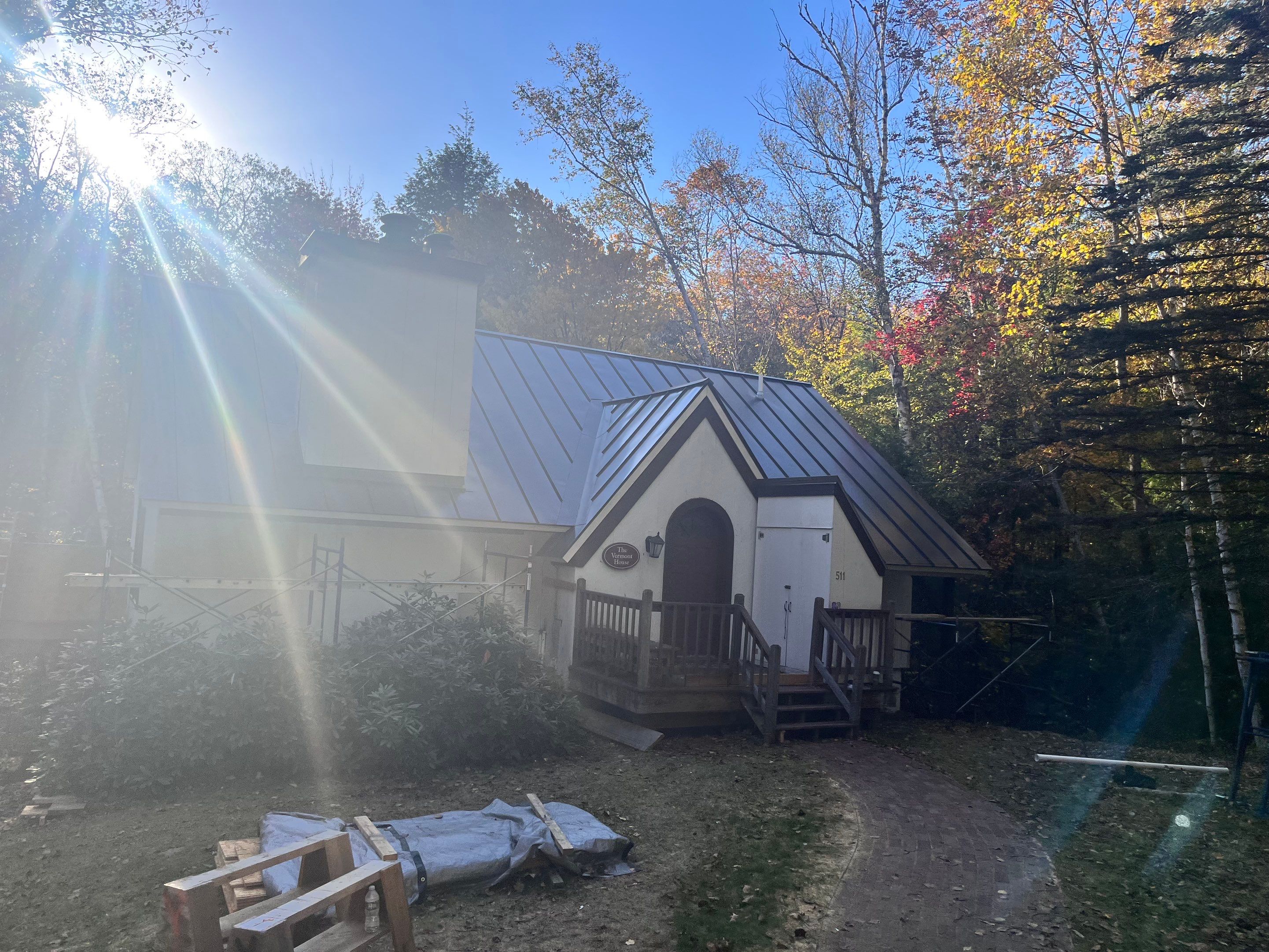 Residential Roofing Installation using Drexel Steel Standing Seam Metal Roofing by GT Donaghue Construction & Metal Roofing LLC