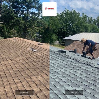 Re-roof. Zimmerman Mn