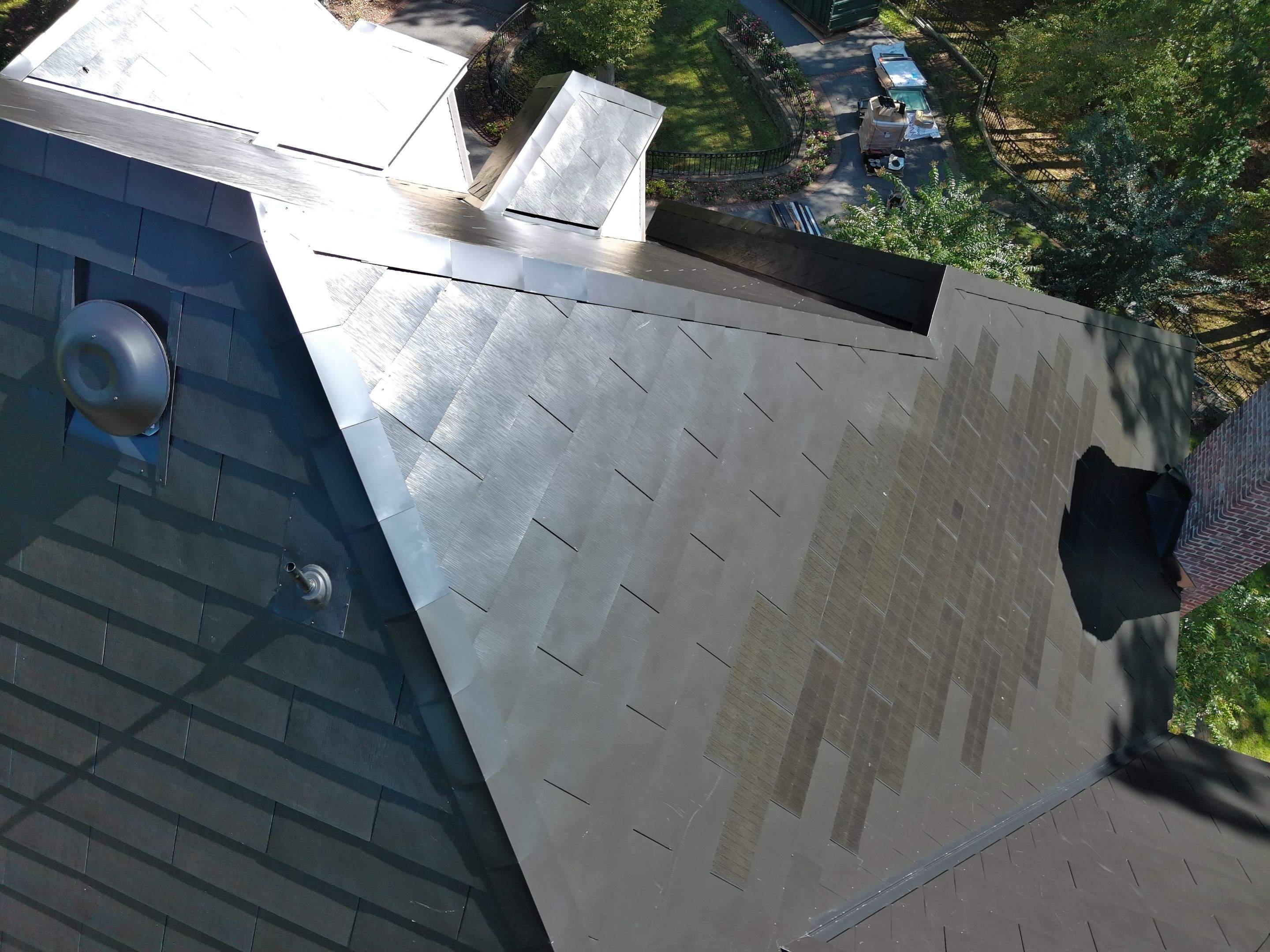 Extravagant Tesla Solar Roof in Maryland by American Home Contractors