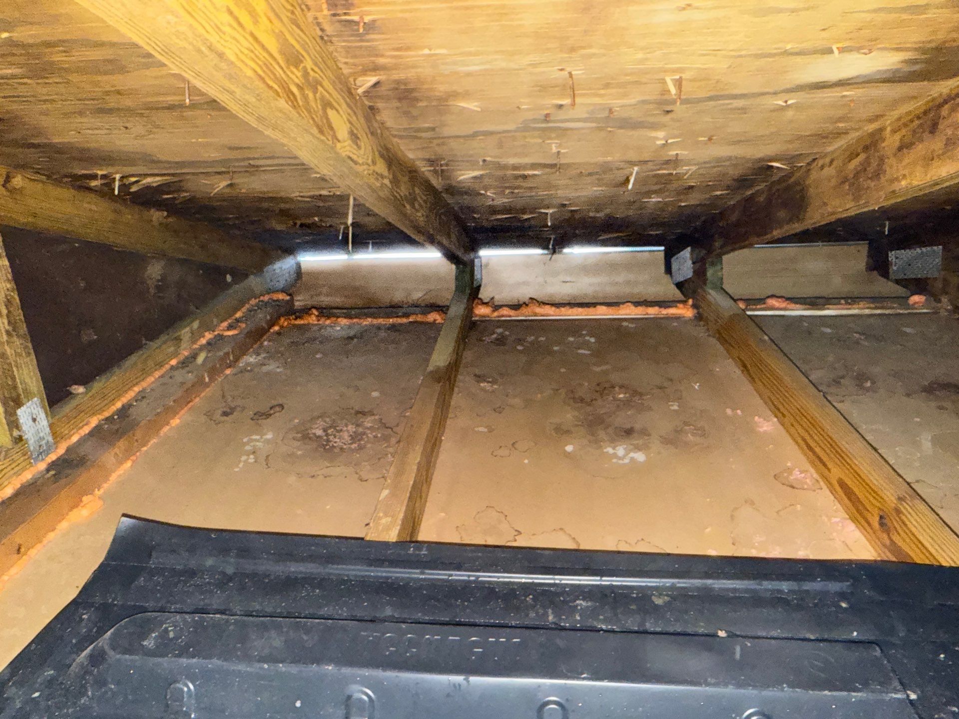 Air Sealed and Insulated Attic using TruSoft Cellulose insulation by Home Environment Solutions