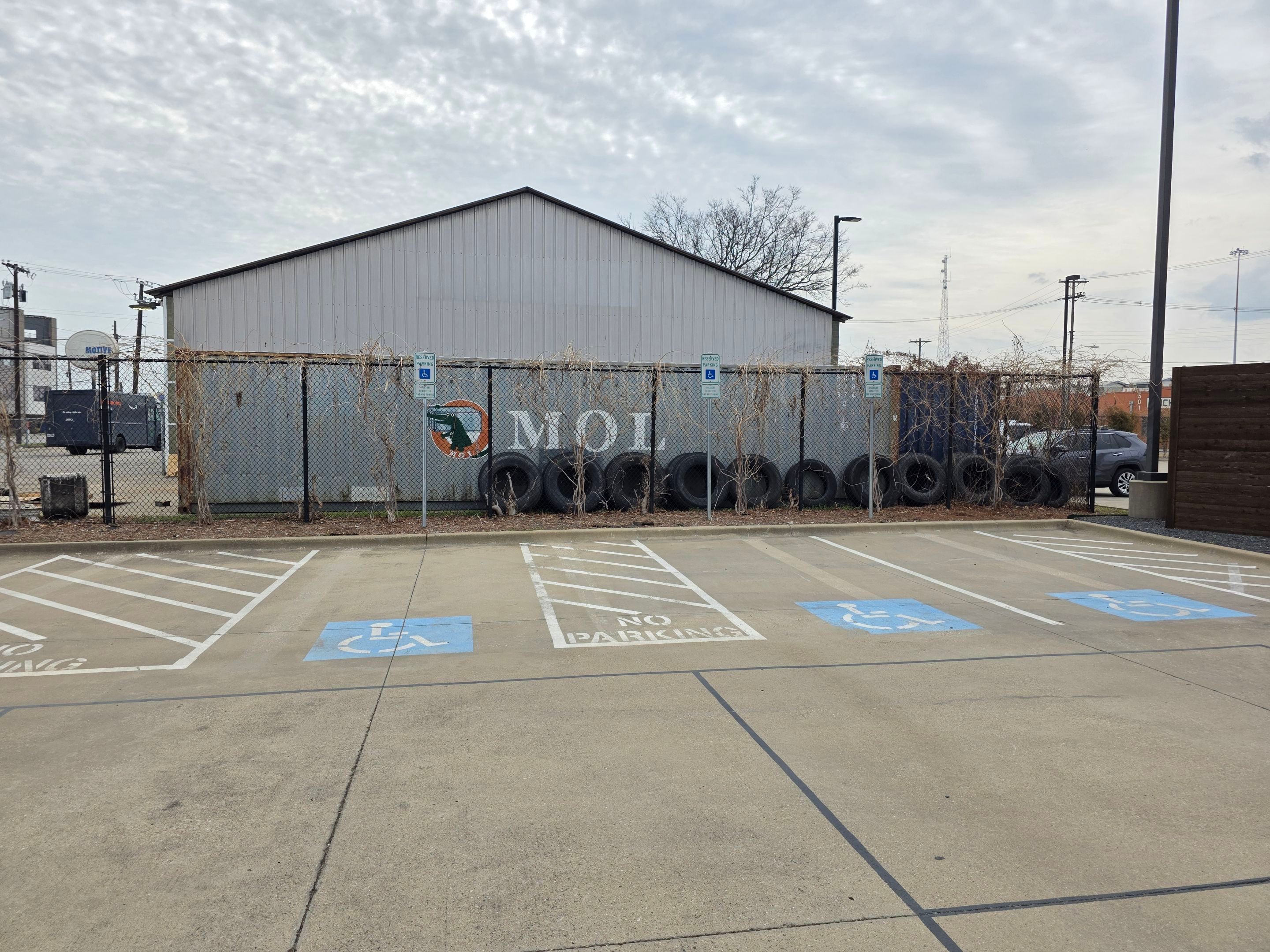 Chain link Privacy Slats by 3:16 Roofing and Construction