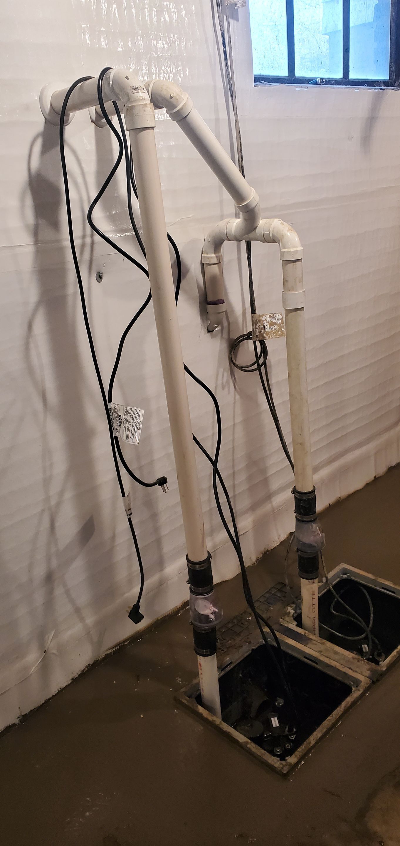 Interior Basement Waterproofing System using GrateDrain Waterproofing System by Toledo Basement Repair 