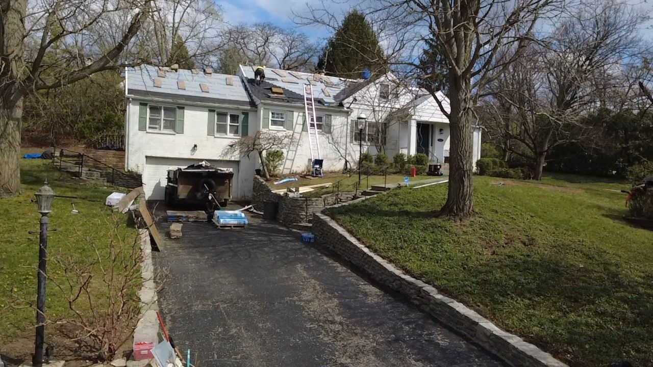 A gorgeous new roof to start on rebuilding the life in this home.  by Level Up Roofing and Restoration Services LLC