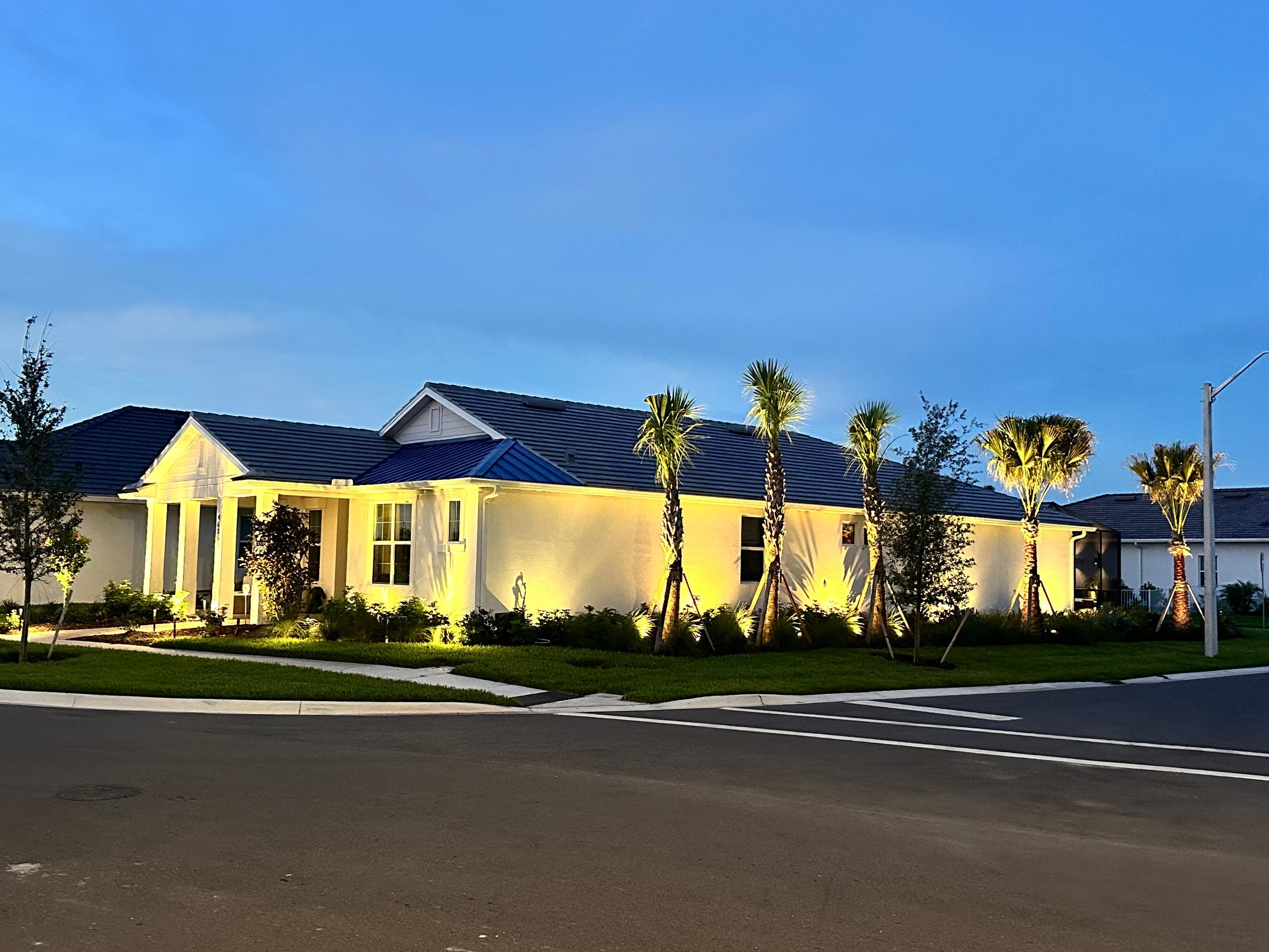 Architectural and Landscape Lighting Installation in Bradenton, Florida by Illuminate Landscape Designs