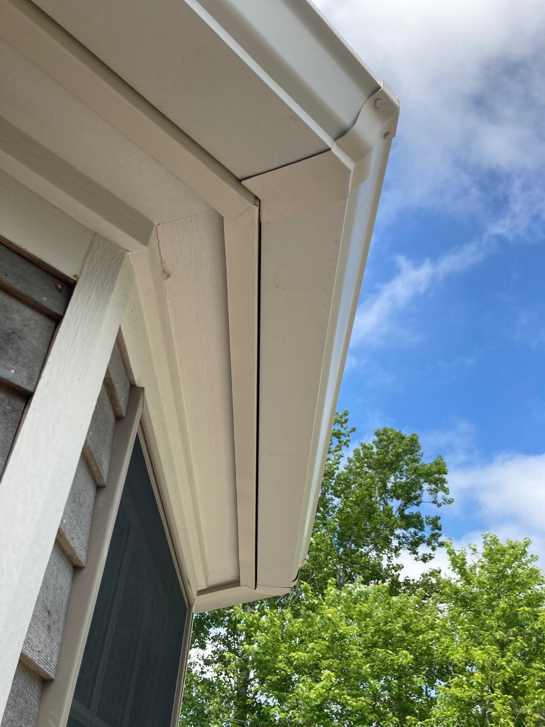 6" Leaf Relief K-Style Gutter installation in Eastham, Ma by Gutter Pro Enterprises