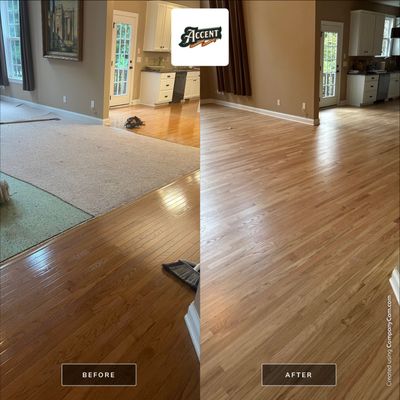 Sprucing up the place for listing the home on the market