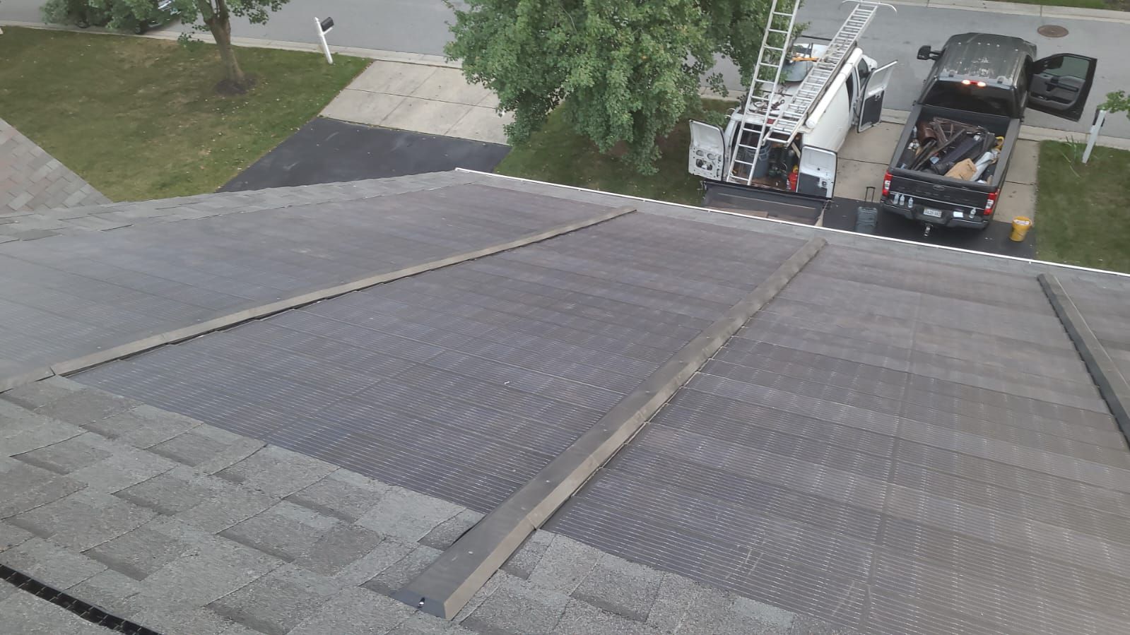 GAF Timberline Solar Roof Ellicott City, MD by American Home Contractors