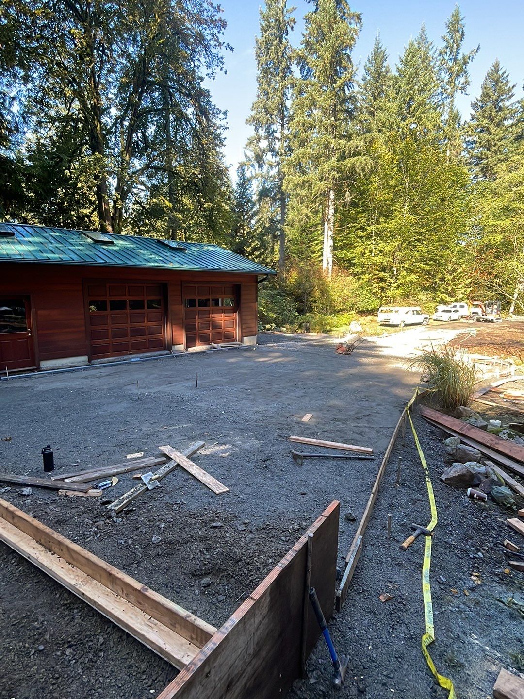 Pia | Custom Concrete Driveway, Walkway & Floating Steps by Jireh Asphalt & Concrete Inc 