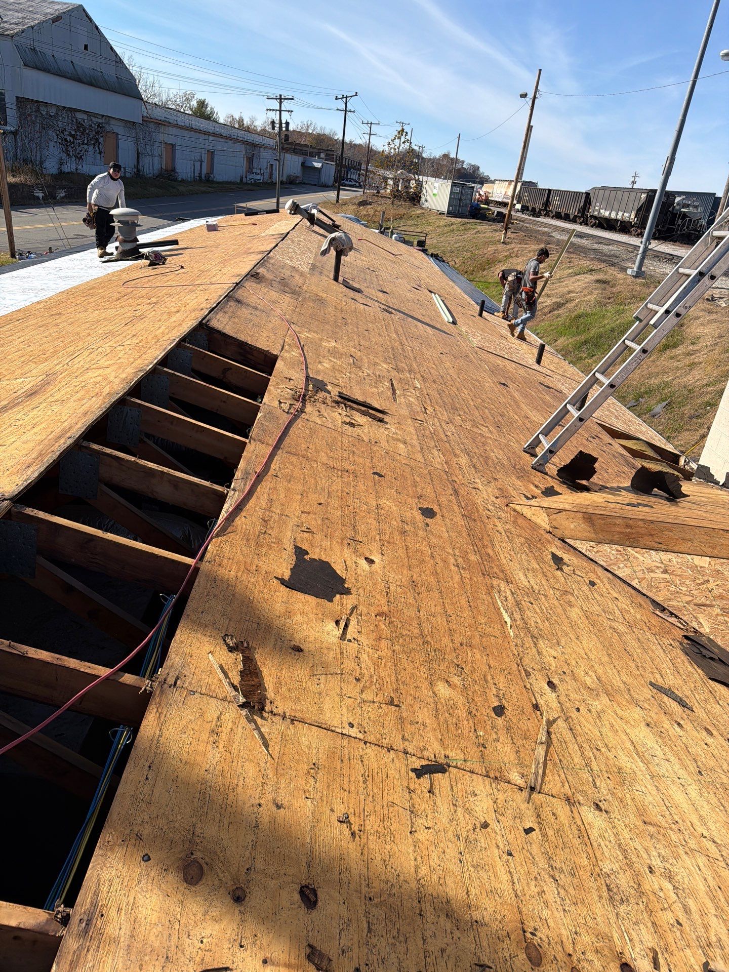 Commercial Roofing Installation using GAF Timberline HDZ Pewter Gray by Rainstoppers Roofing