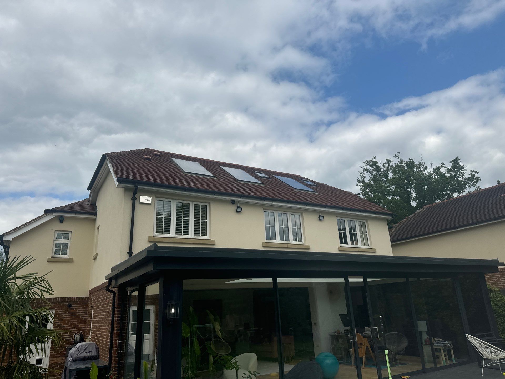 Roof Clean  - Moss Removal - Gutter Clean using Honda 15lpm Low Pressure Washing Machine by Ges Exterior Cleaning ltd
