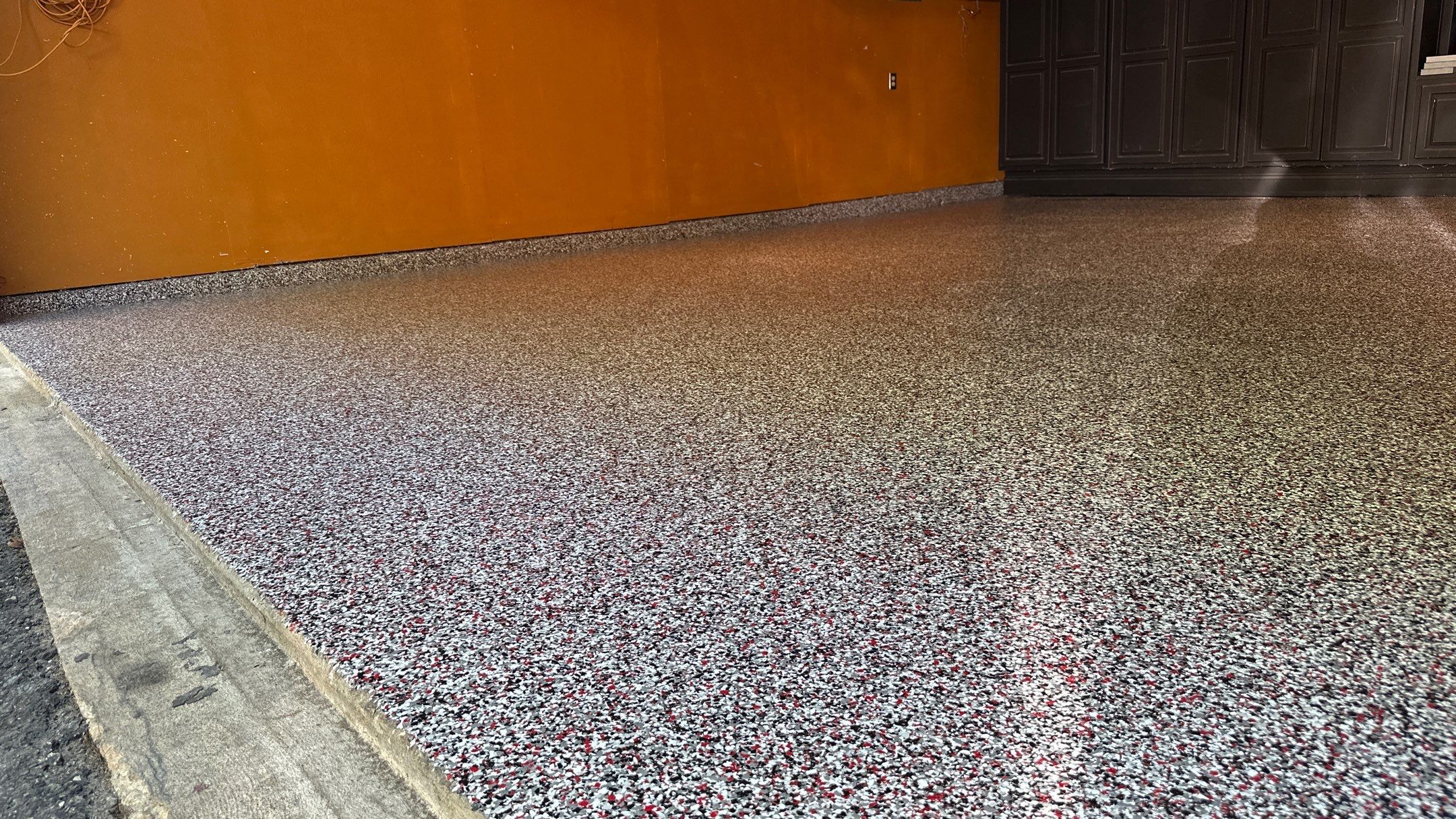 John Chose A Beautiful Banner Red Floor by Banner Garage