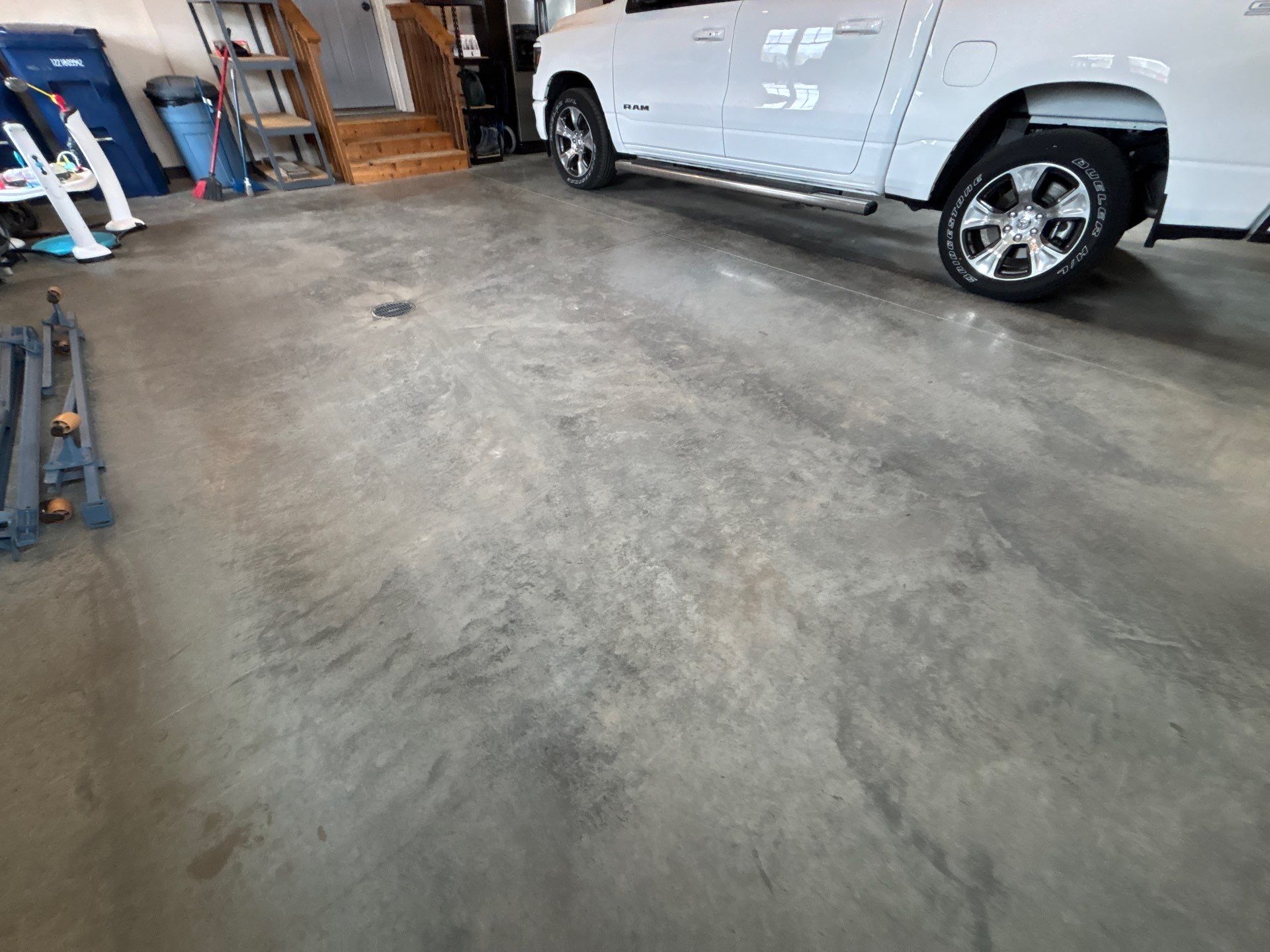 Multi-Car Garage Concrete Coating and Crack Repair in Dell Rapids by Select Painting, Coatings & Garage Cabinets