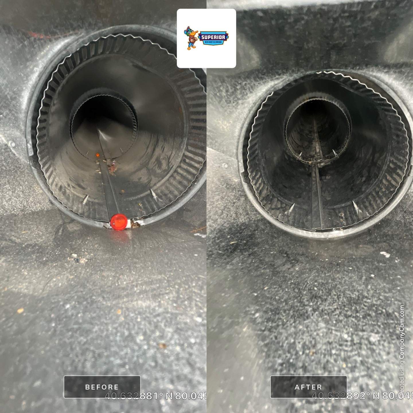 Air Duct Cleaning With a Vacuum Truck in Wexford, PA. by Superior Air Duct Cleaning