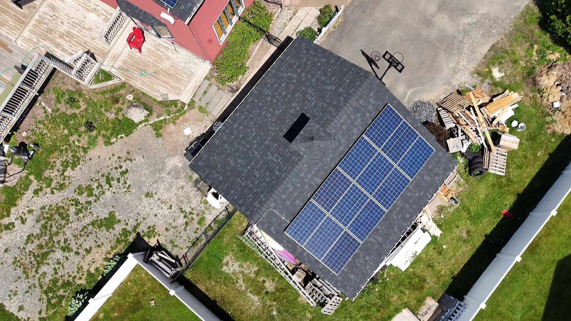 Solar Removal, Reinstall & Full Roof Replacement in Wilbraham, MA – Owens Corning Duration, Onyx Black by JOHNNYS PRO