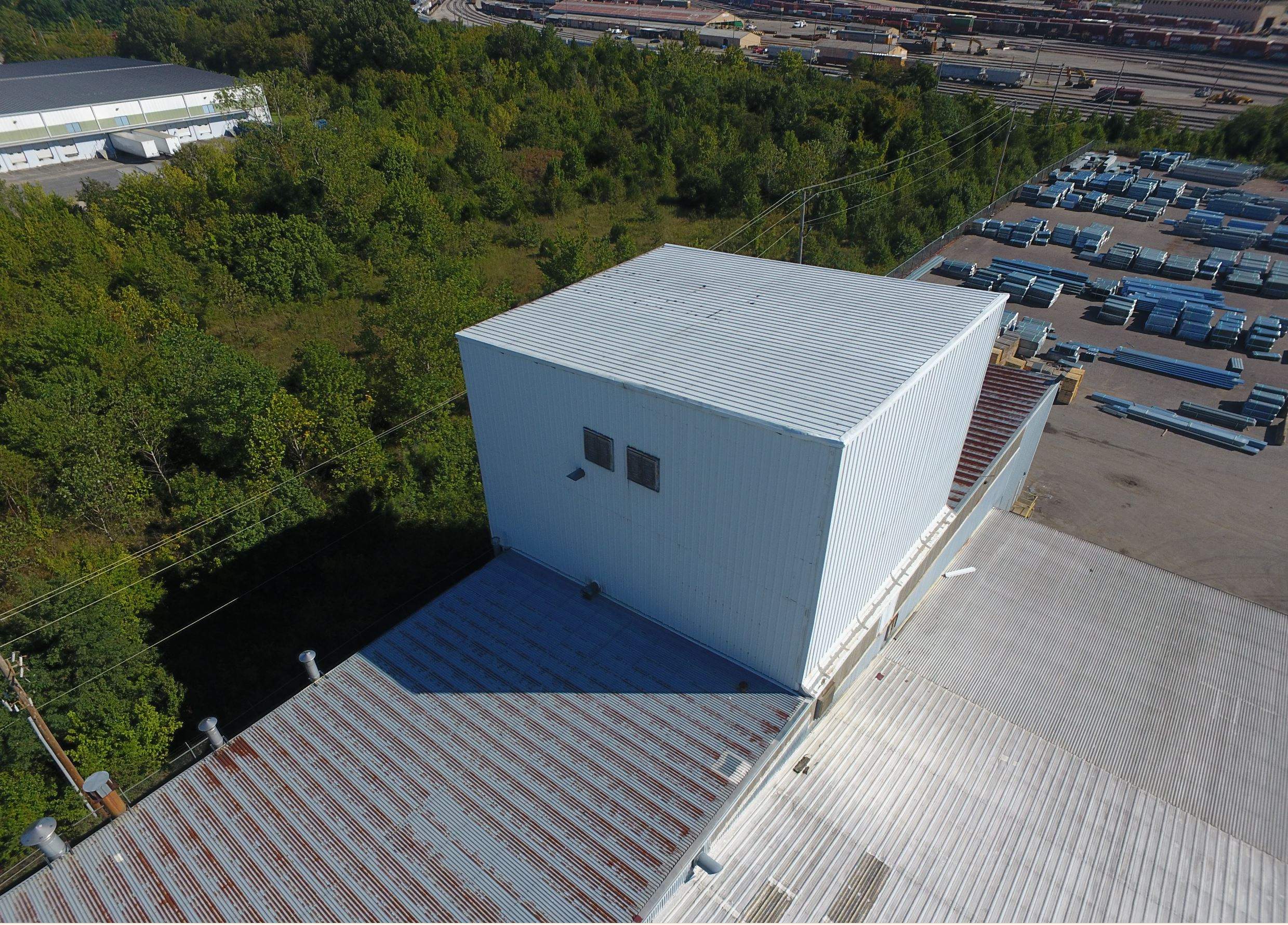 Commercial Metal Restoration System using Aldocoat Coatings by Hostetler Roofing