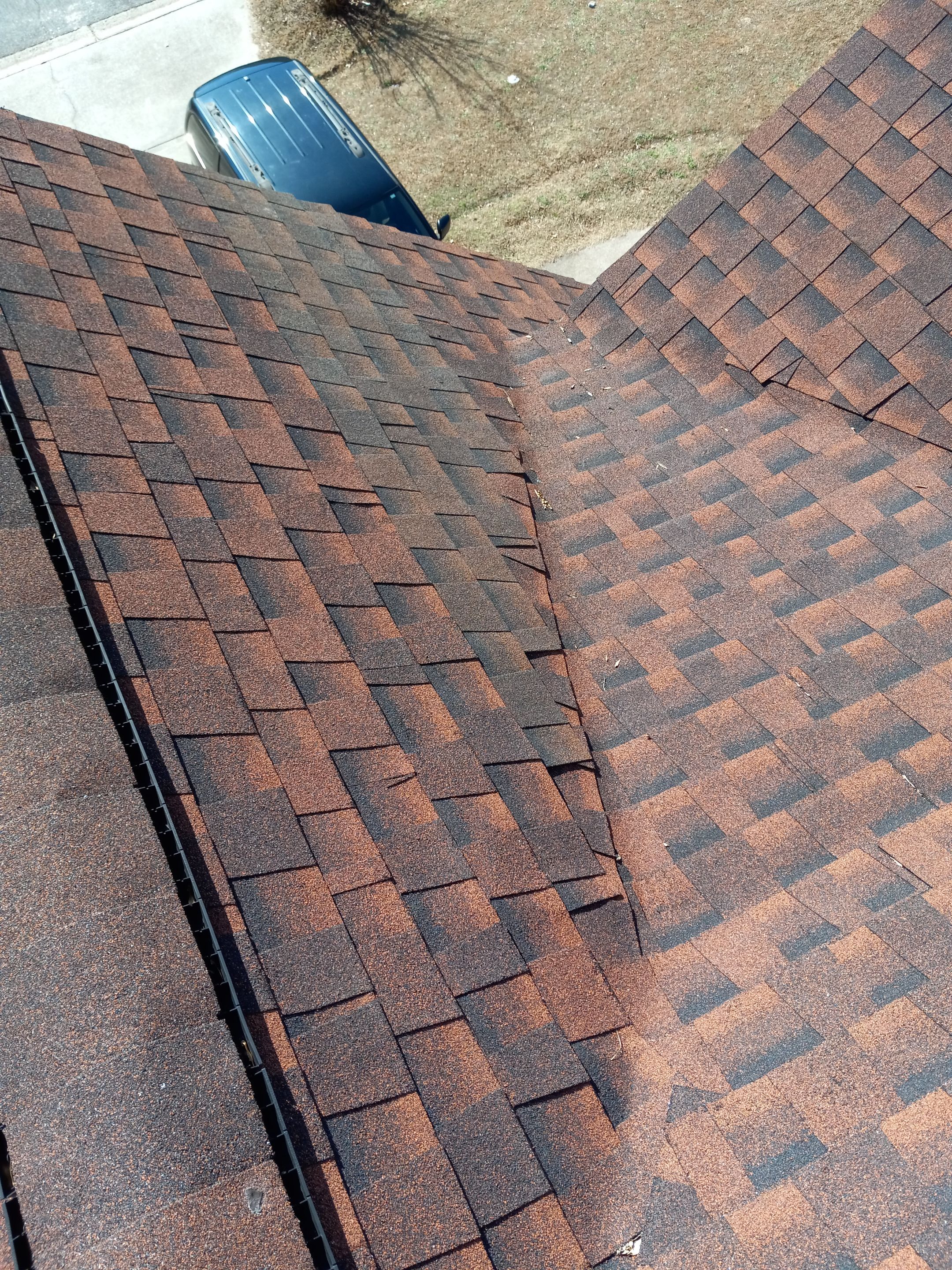 Residential Roofing Repair because of slipped shingles by Georgia Roof Advisors