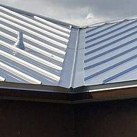 26ga 1" Nail-Strip Mill Finish  by Total Roofing System The Metal Roof Experts