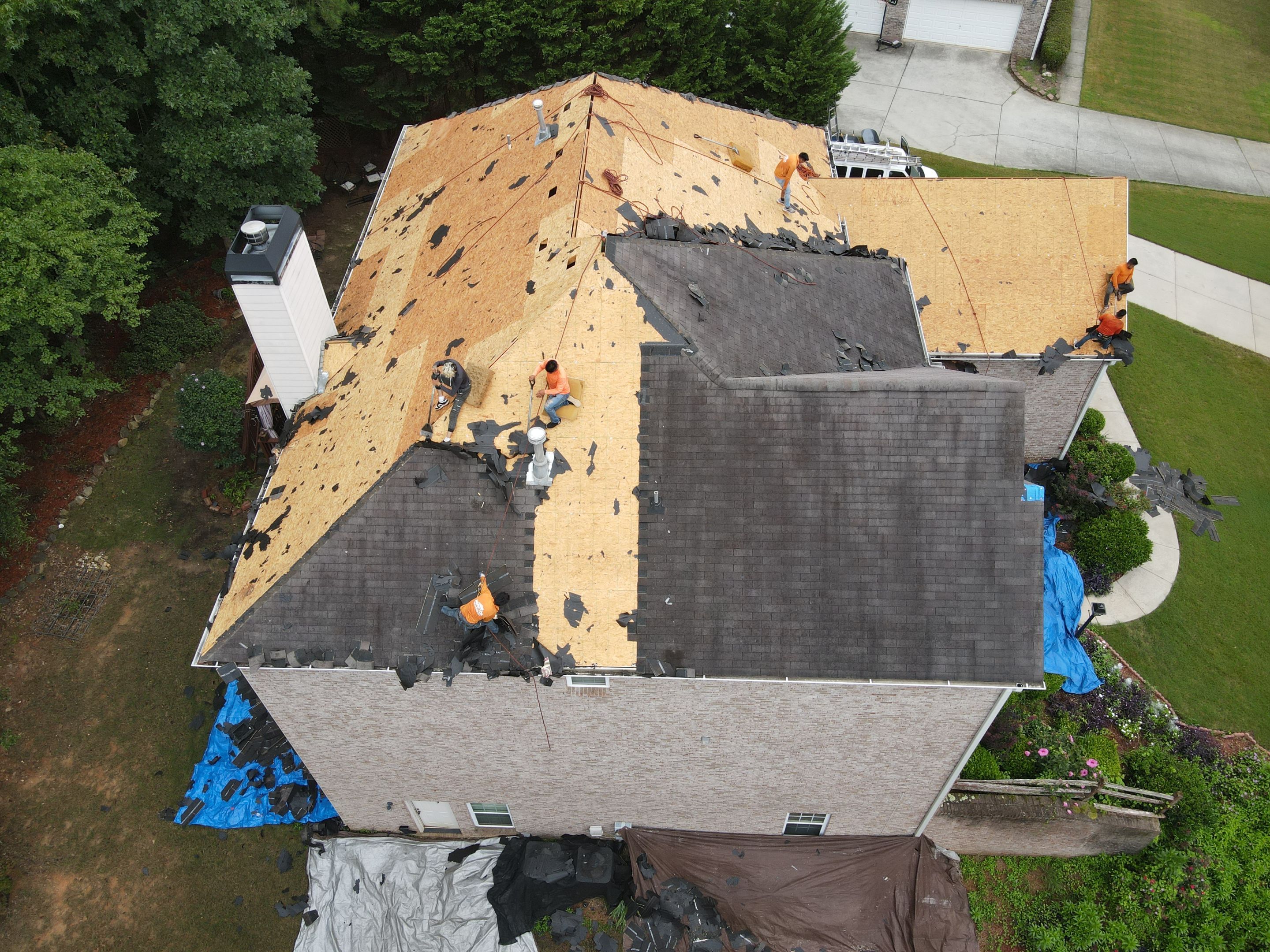 Residential Roofing Installation using Owens Corning by Inspector Roofing and Restoration