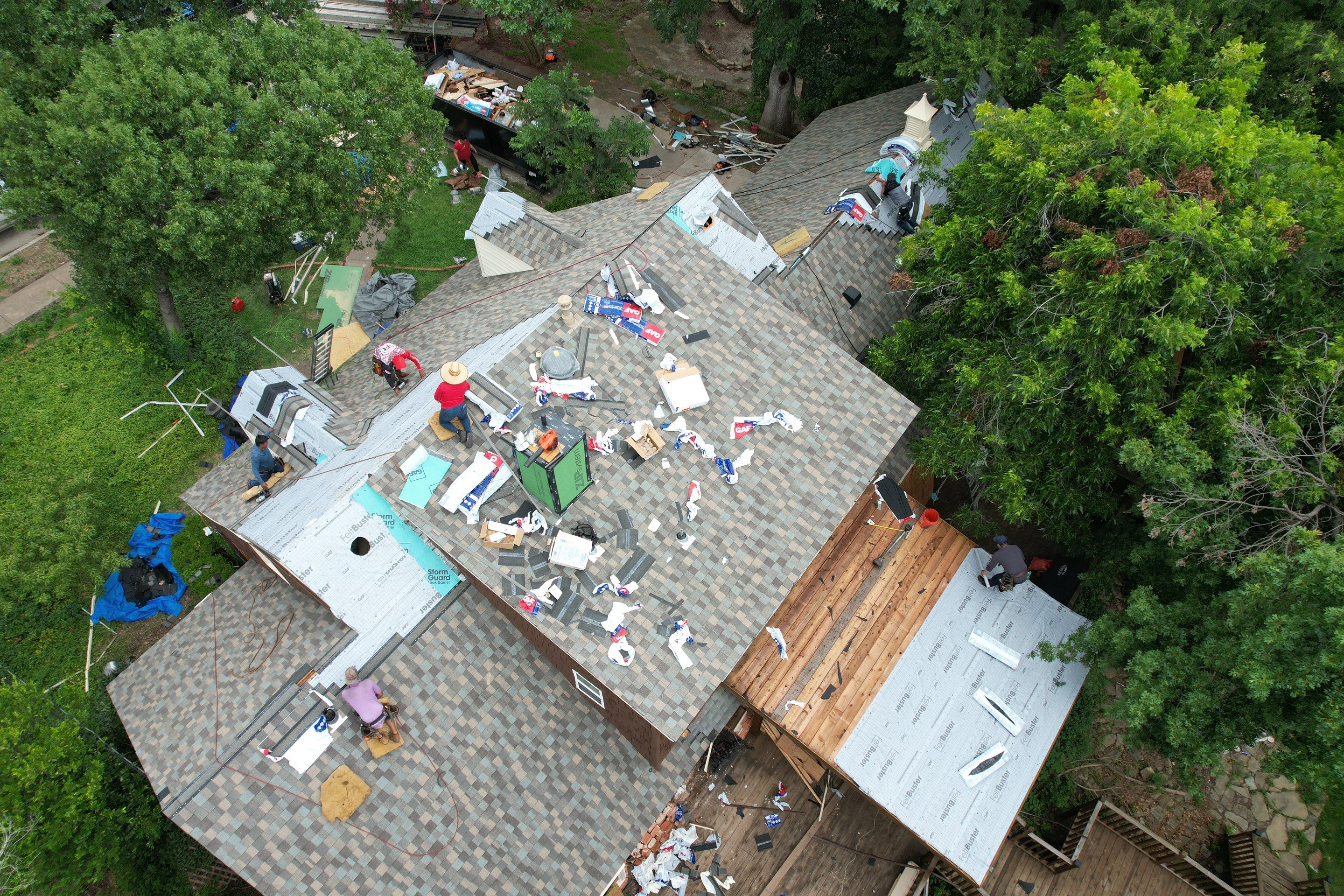 Project in Richardson by Zeus Exteriors