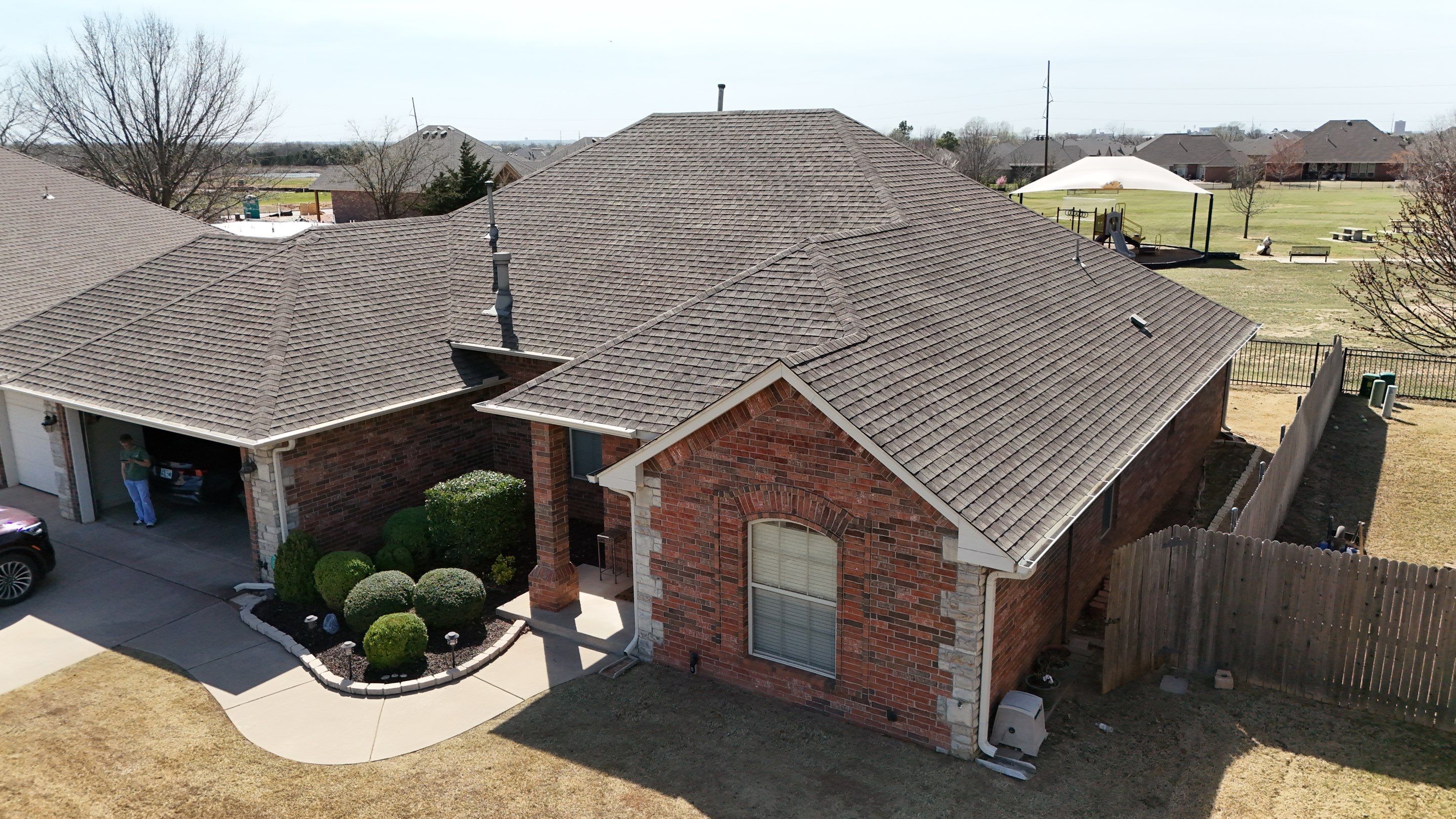 Residential Roofing Installation using iko dynasty cornerstone wwd by Thunder City Roofing