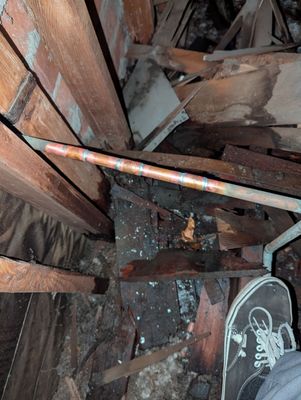 Copper Repair in Attic