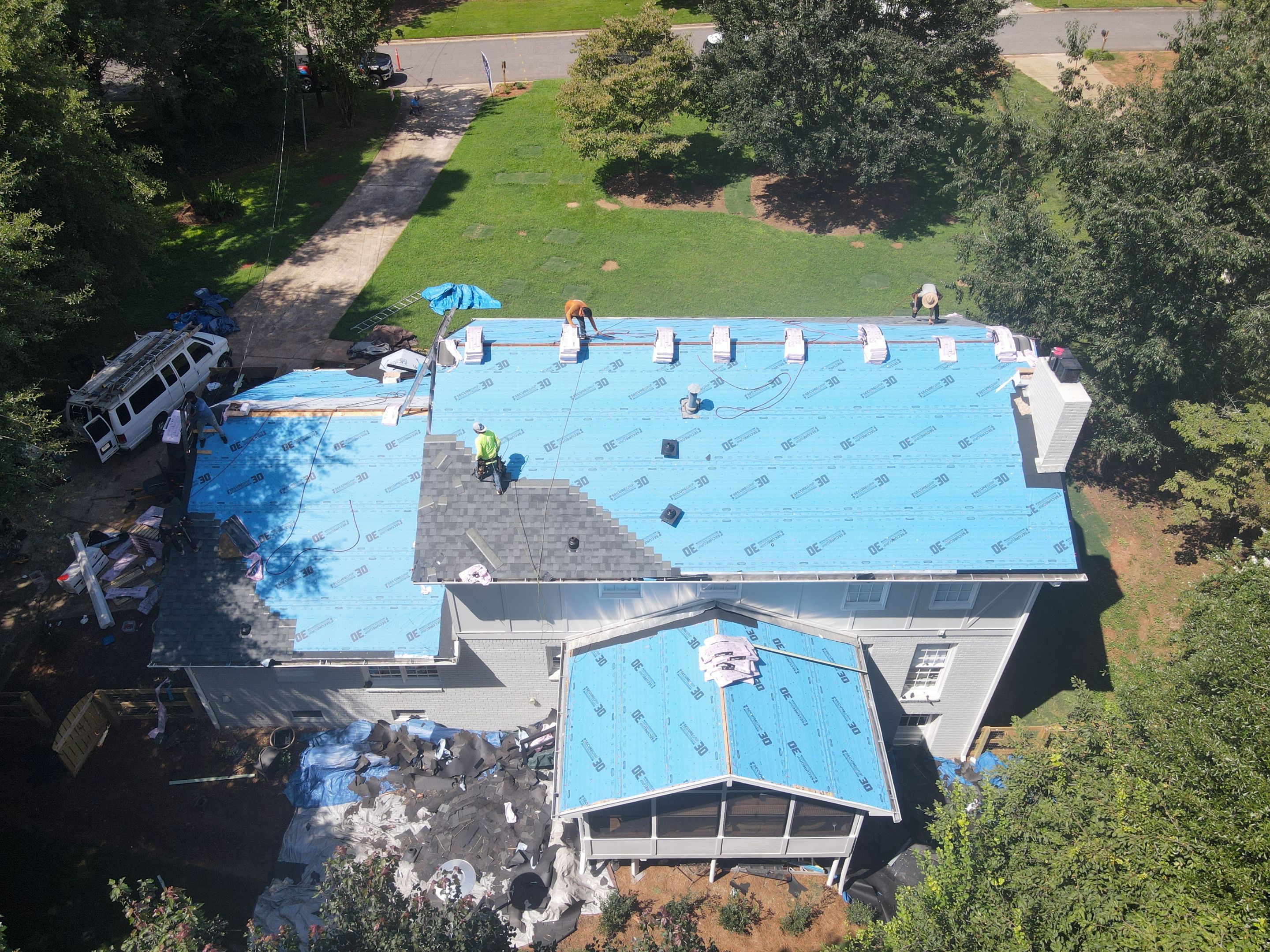 Residential Roofing Installation using Owens Corning by Inspector Roofing and Restoration