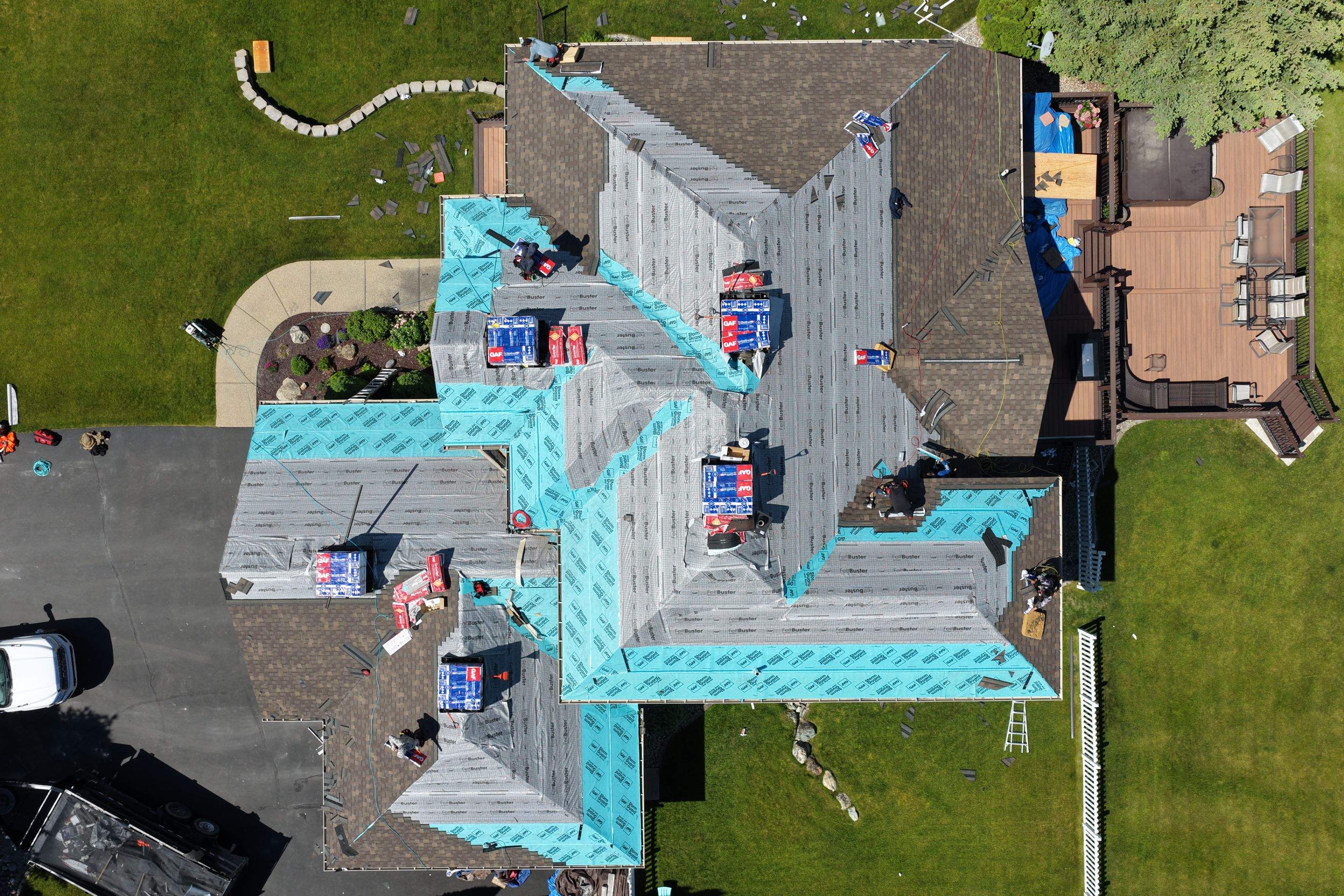Roof Replacement using GAF Timberline HDZ - Chestnut Valley by Montana Roofing Solutions