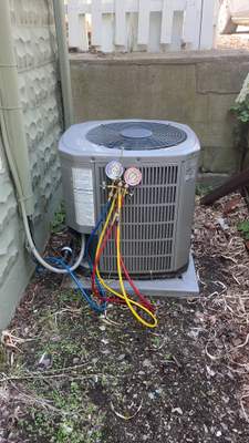 Annual AC System Service and Refrigerant Recharge — Marblehead MA