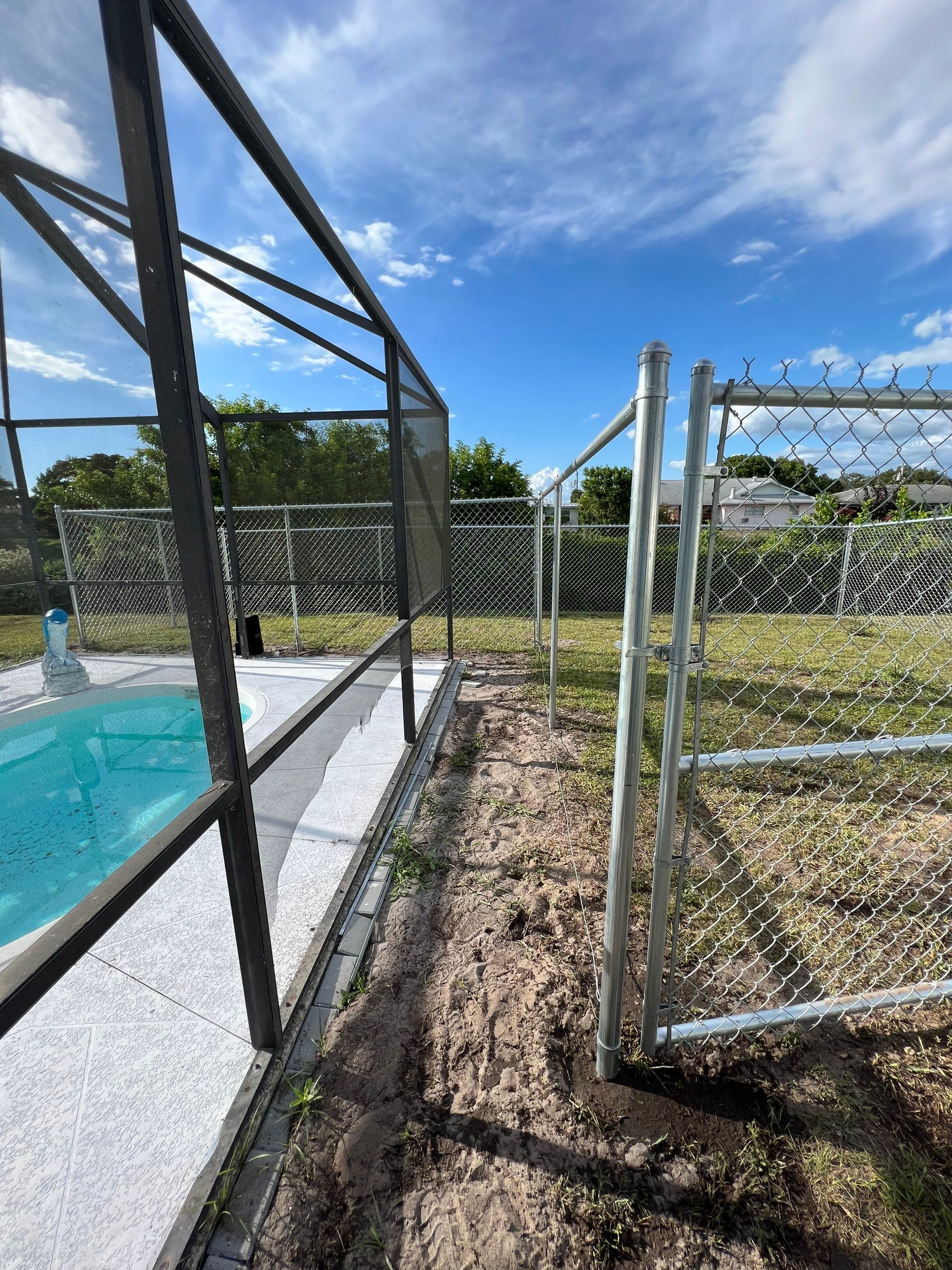 Venice, FL 6ft. Tall Galvanized Chain-Link Fence by Asap fence and gates, LLC