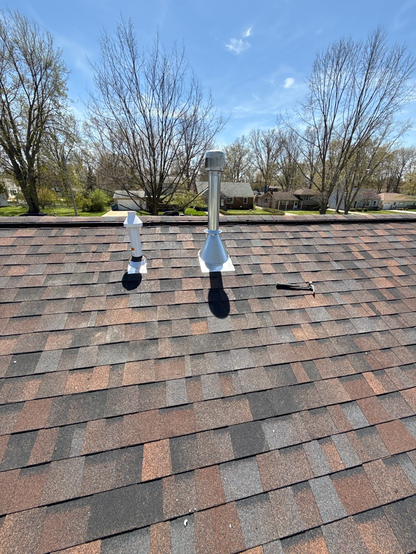 Residential Roofing Installation using Owens Corning Duration Asphalt Shingles by 3 Daughters Construction 