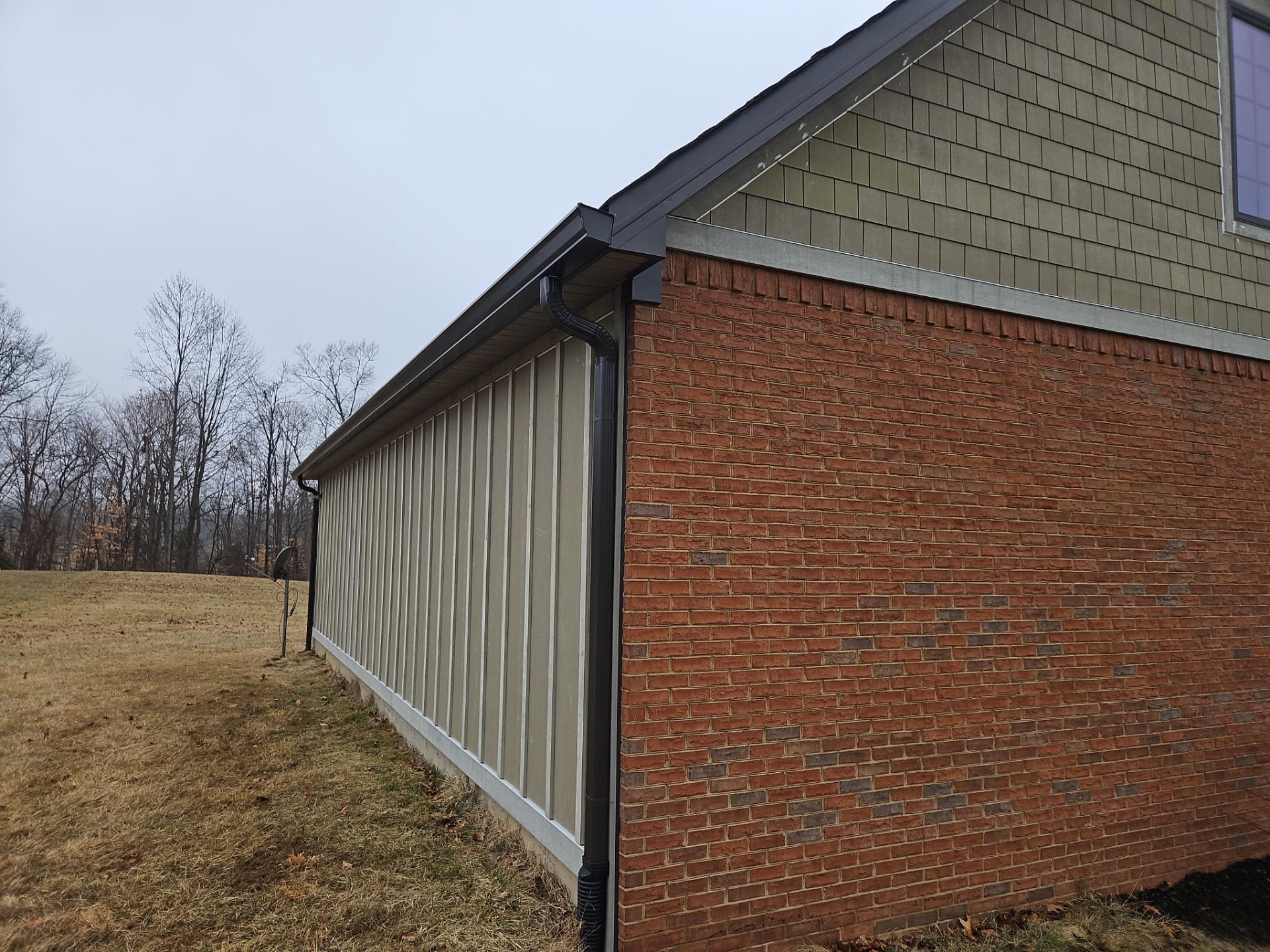 Siding Installation using James Hardie Board & Batten and James Hardie Shakes by Koontz Construction