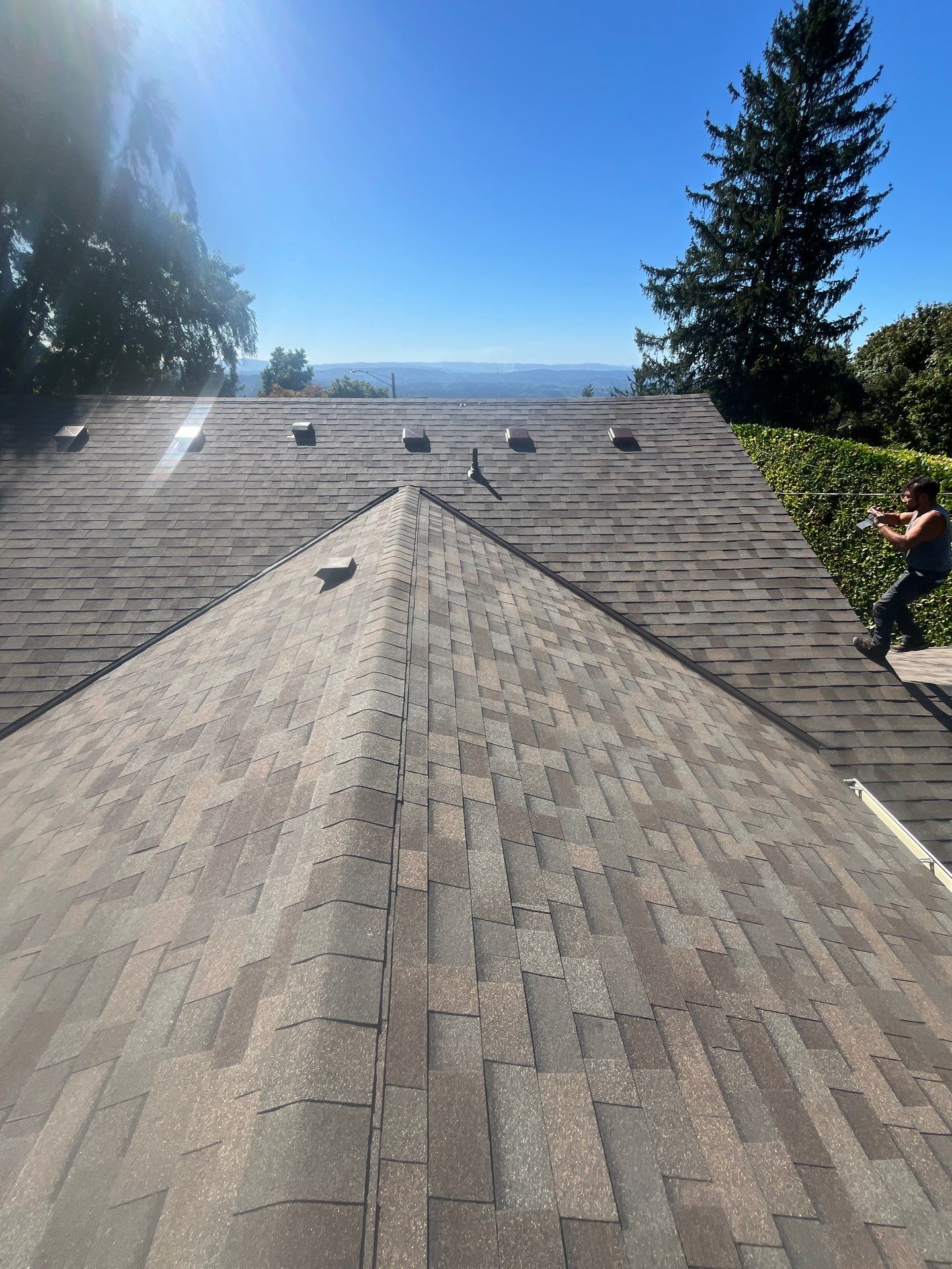 Project in Portland by Tom Leach Roofing