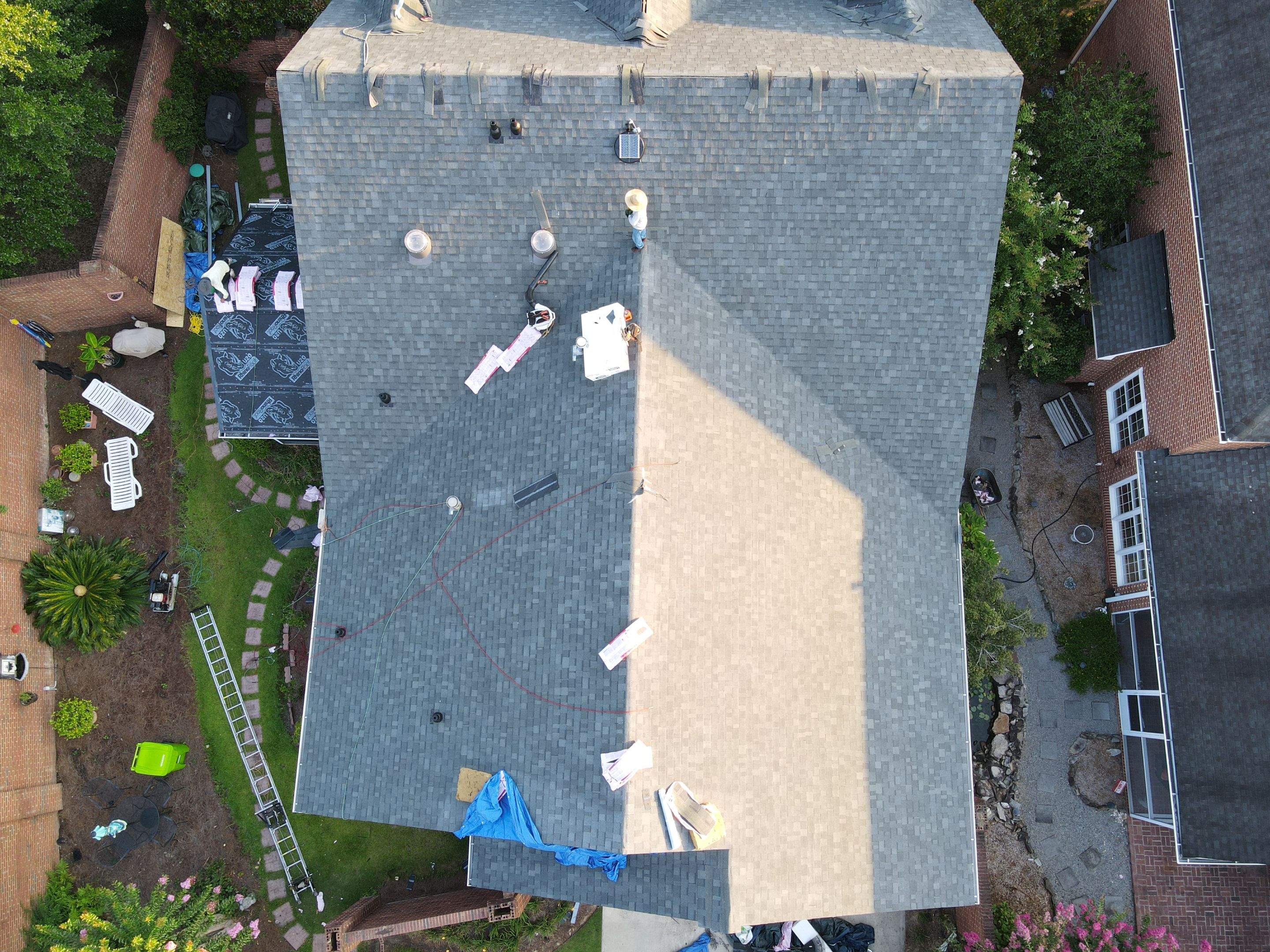 Residential Roofing Installation using Owens Corning® Oakridge Estate Gray by Indigo State Roofing