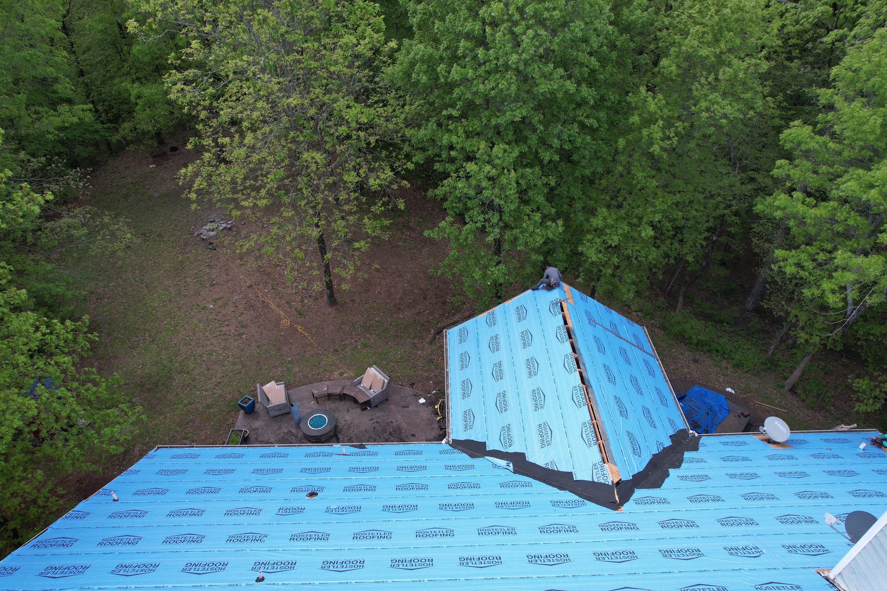 Residential Shingle Reroof using Malarkey Vista by Hostetler Roofing