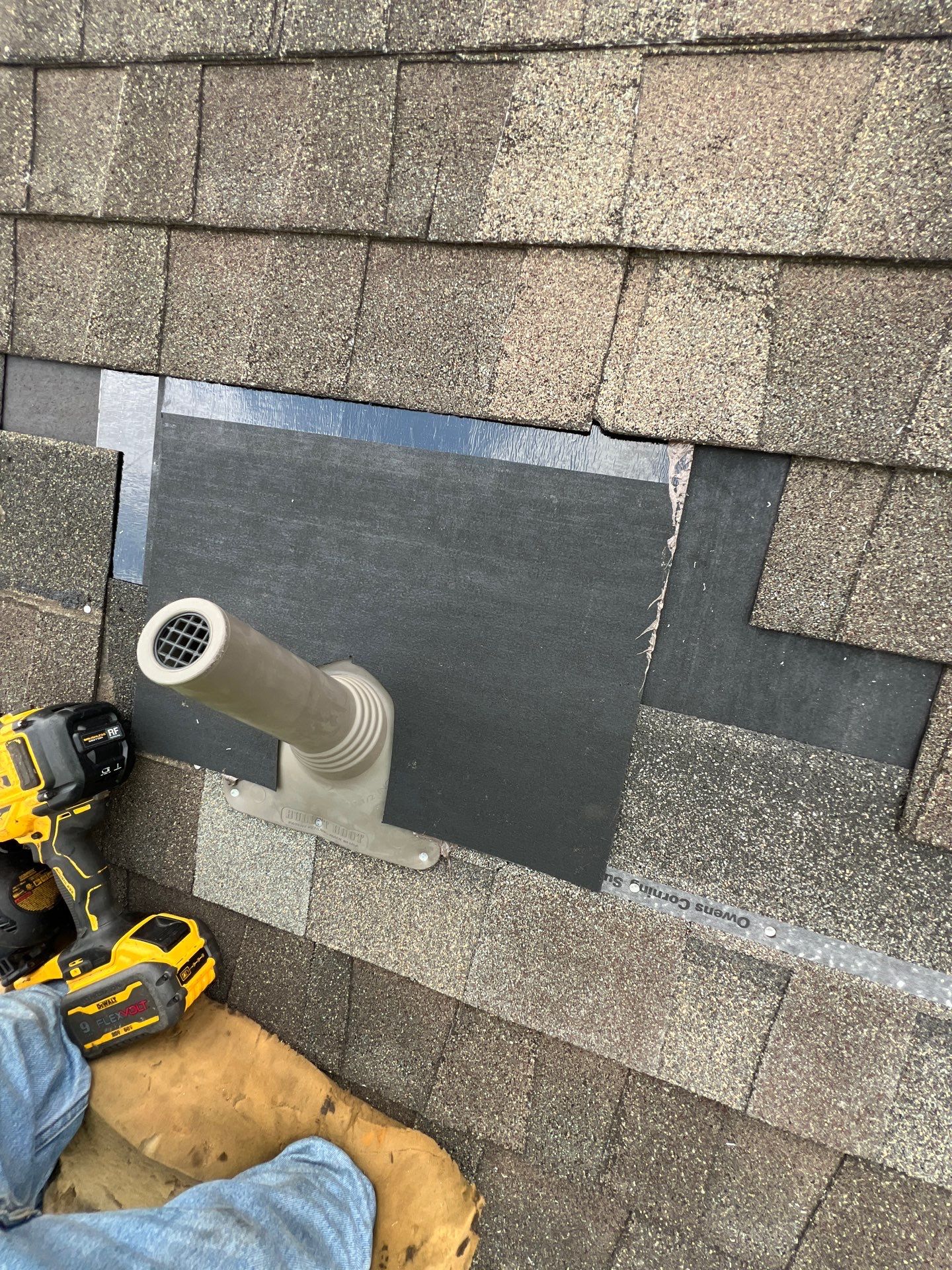 Hail Damage using Owen's Corning Duration (Lifetime) Shingles by Roof Repair Company