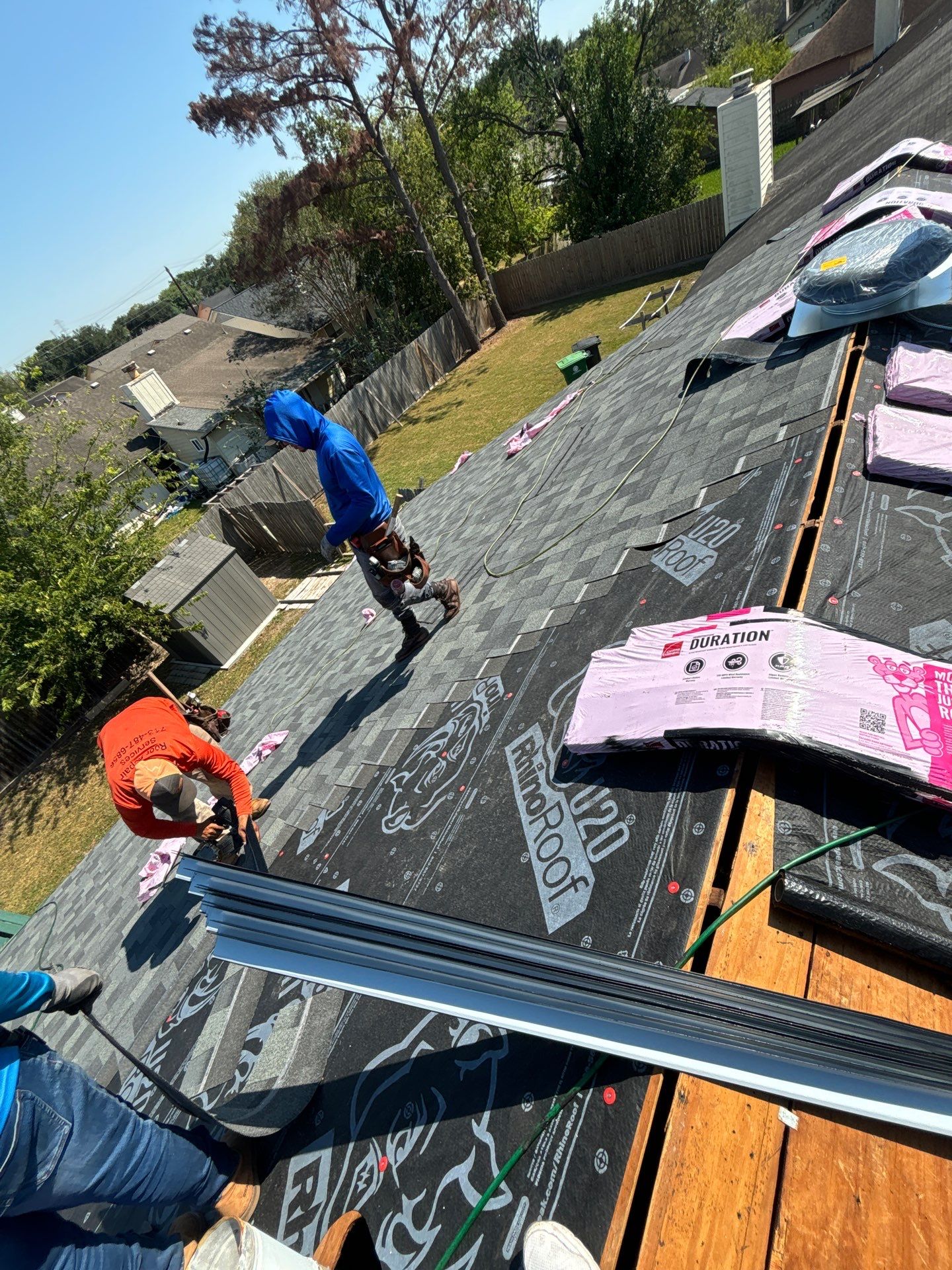 Residential Roofing Repair using Owen's Corning Duration (Lifetime) Shingles by Roof Repair Services LLC